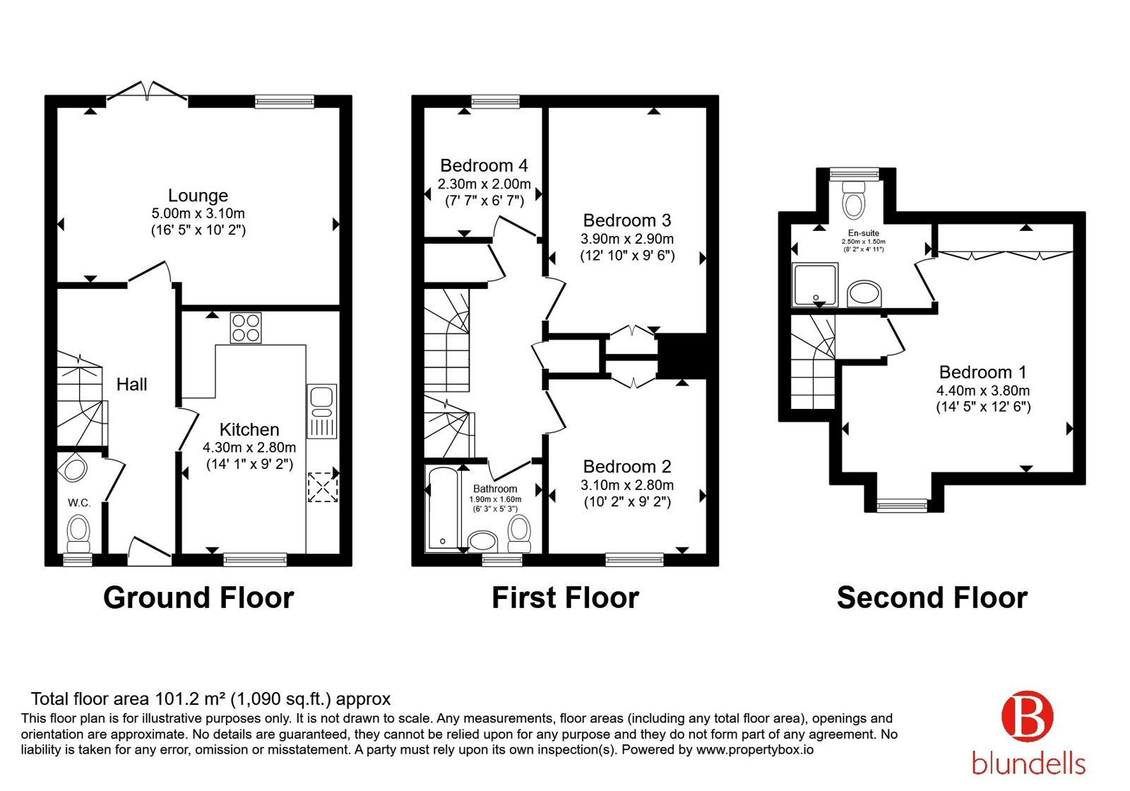 5, Sandringham Close, Derbyshire floorplan