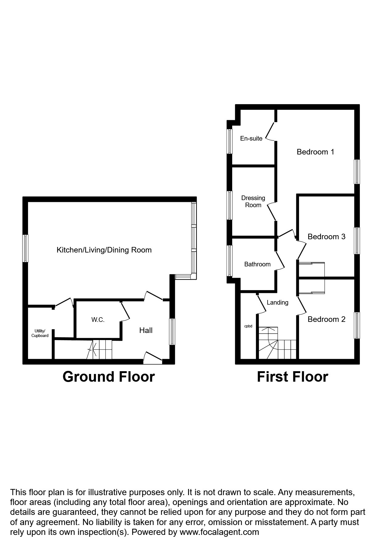 High Street, Rottingdean, Brighton BN2, 3 bedroom flat for sale