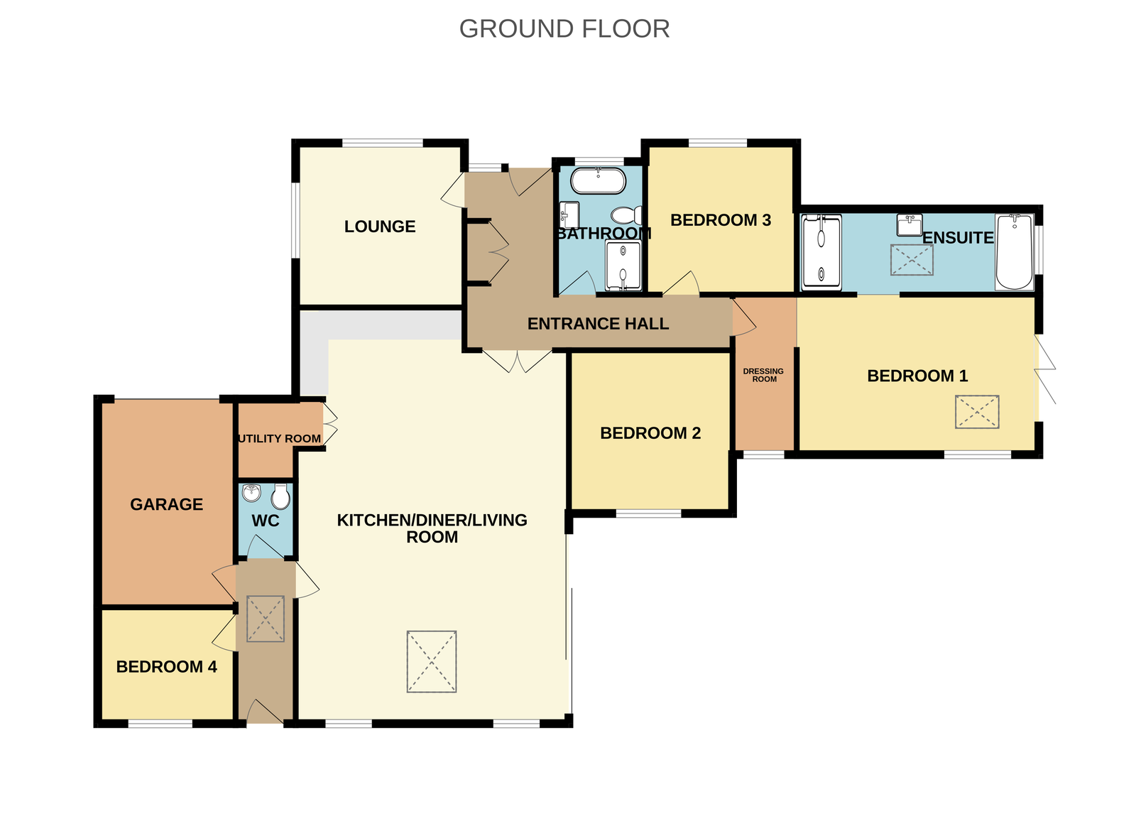6, Coombes Way, Axbridge floorplan