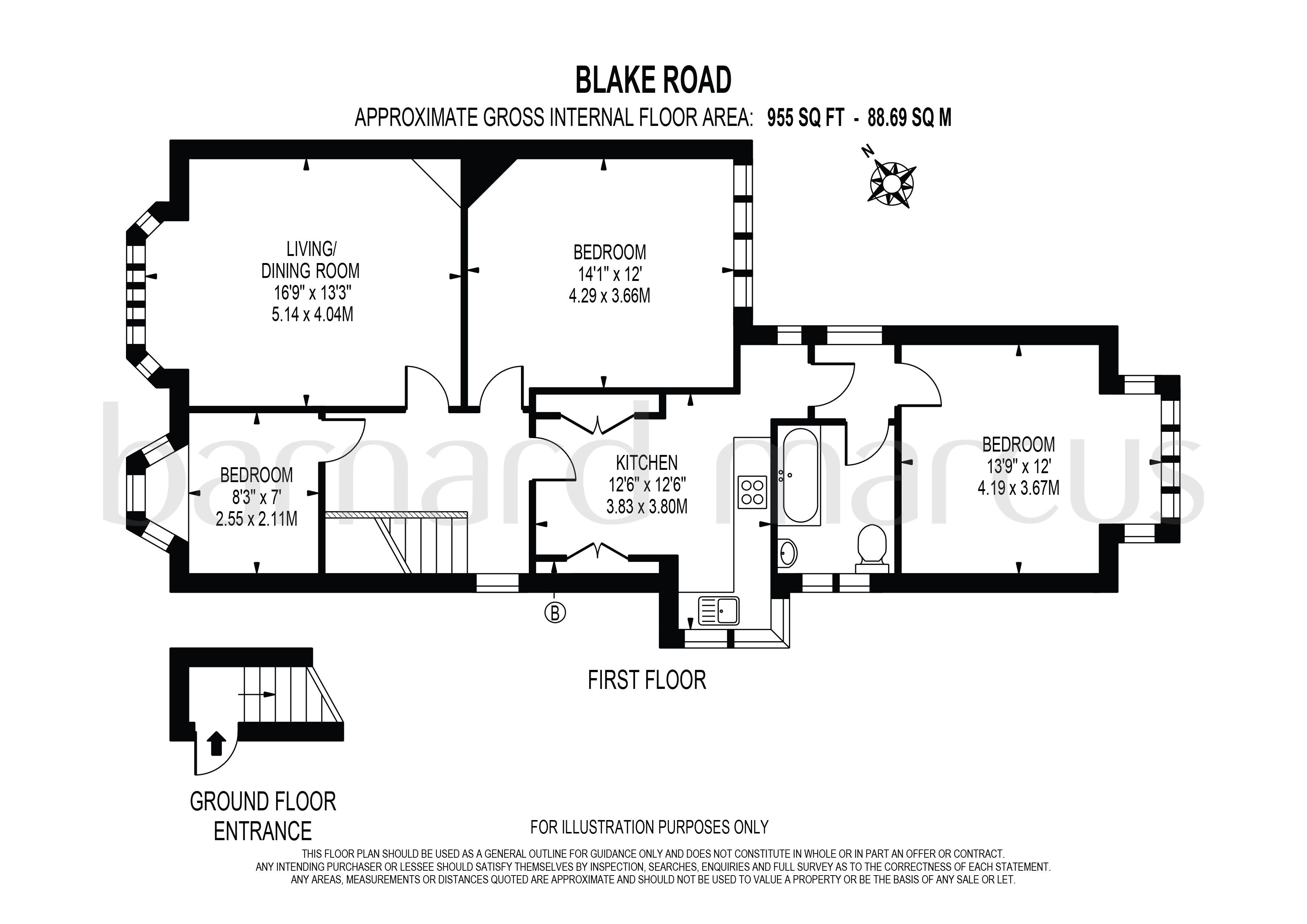 20A, Blake Road, CROYDON floorplan
