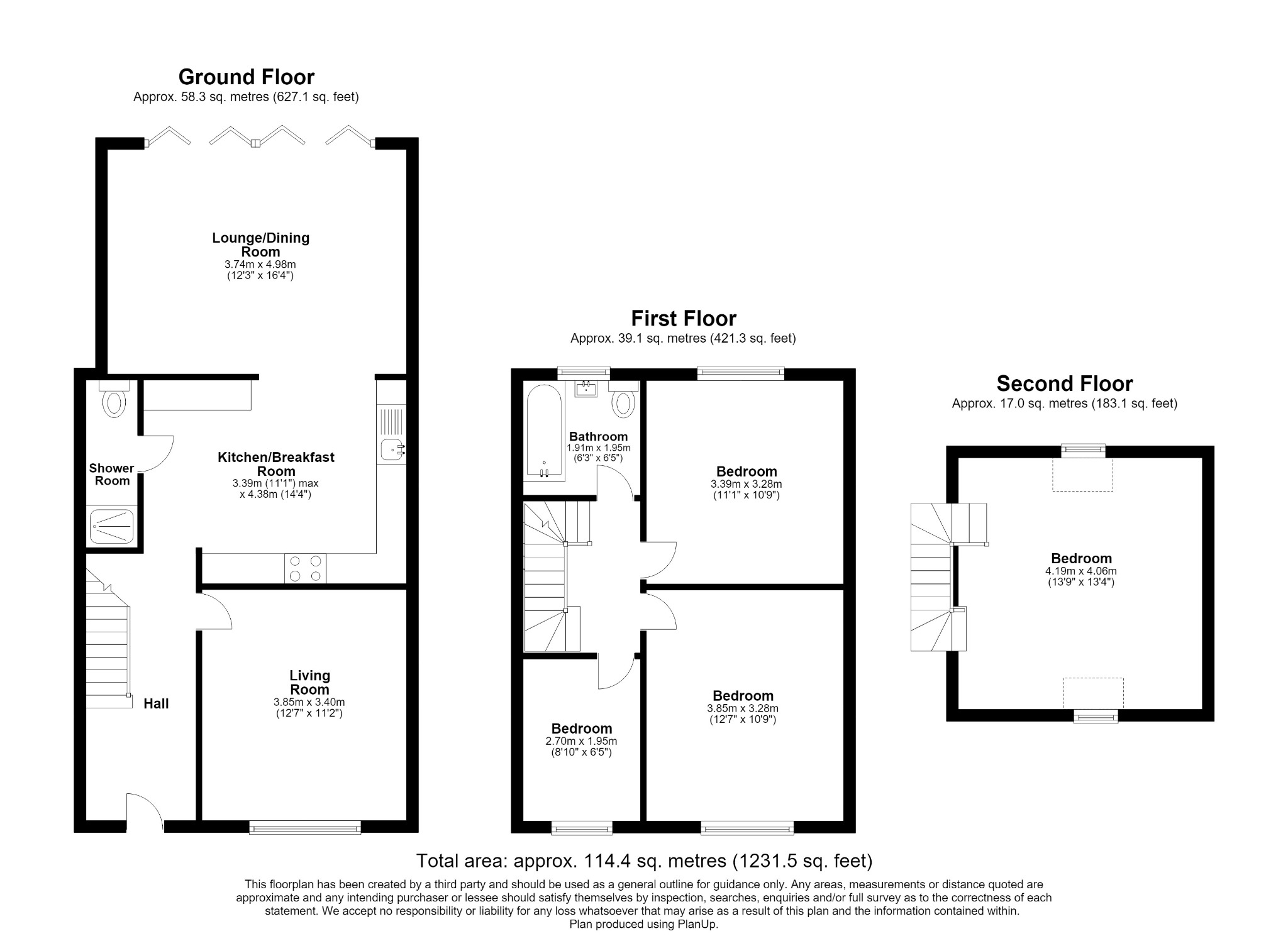 63, Mount Pleasant Road, Romford floorplan