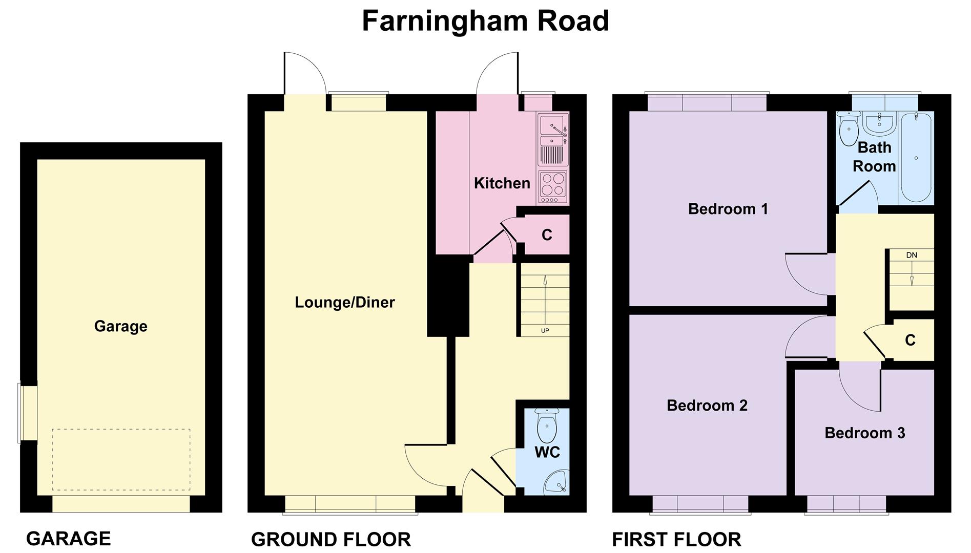 36, Farningham Road, Caterham floorplan