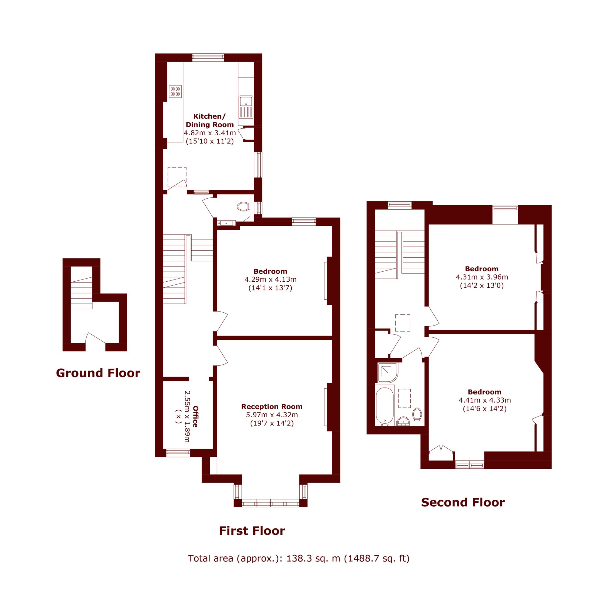 6B, Micheldever Road, London floorplan