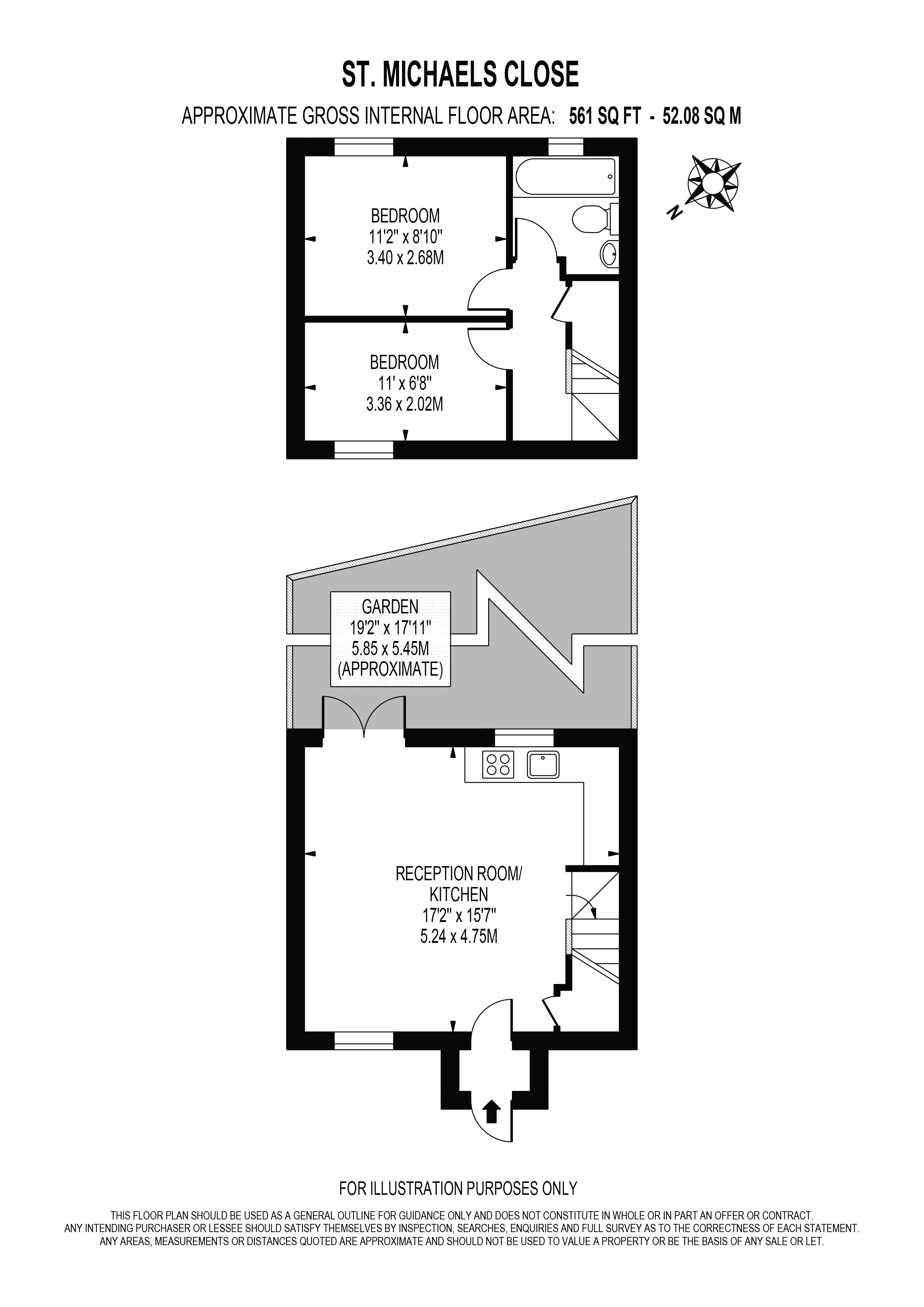 11, St. Michaels Close, London floorplan