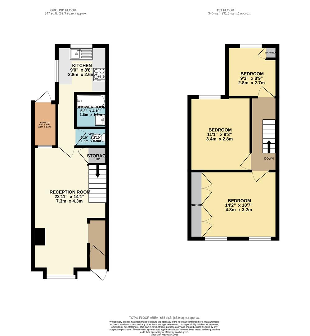 Carlton Road, Walthamstow floorplan