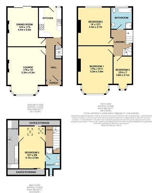 4 Bedrooms Terraced house for sale in Dovercourt Avenue, Thornton Heath, Surrey CR7
