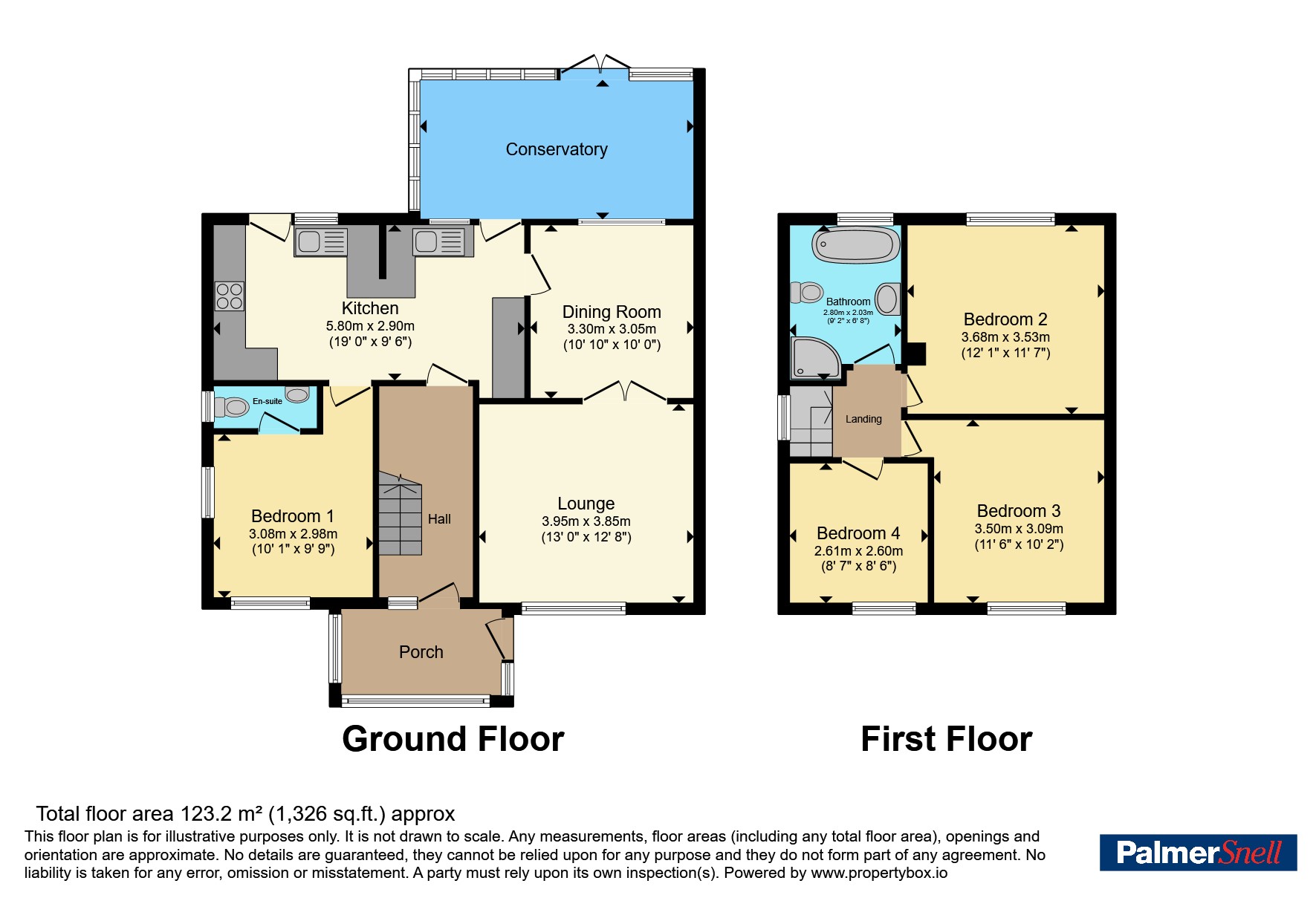 1, Scarf Road, Poole floorplan