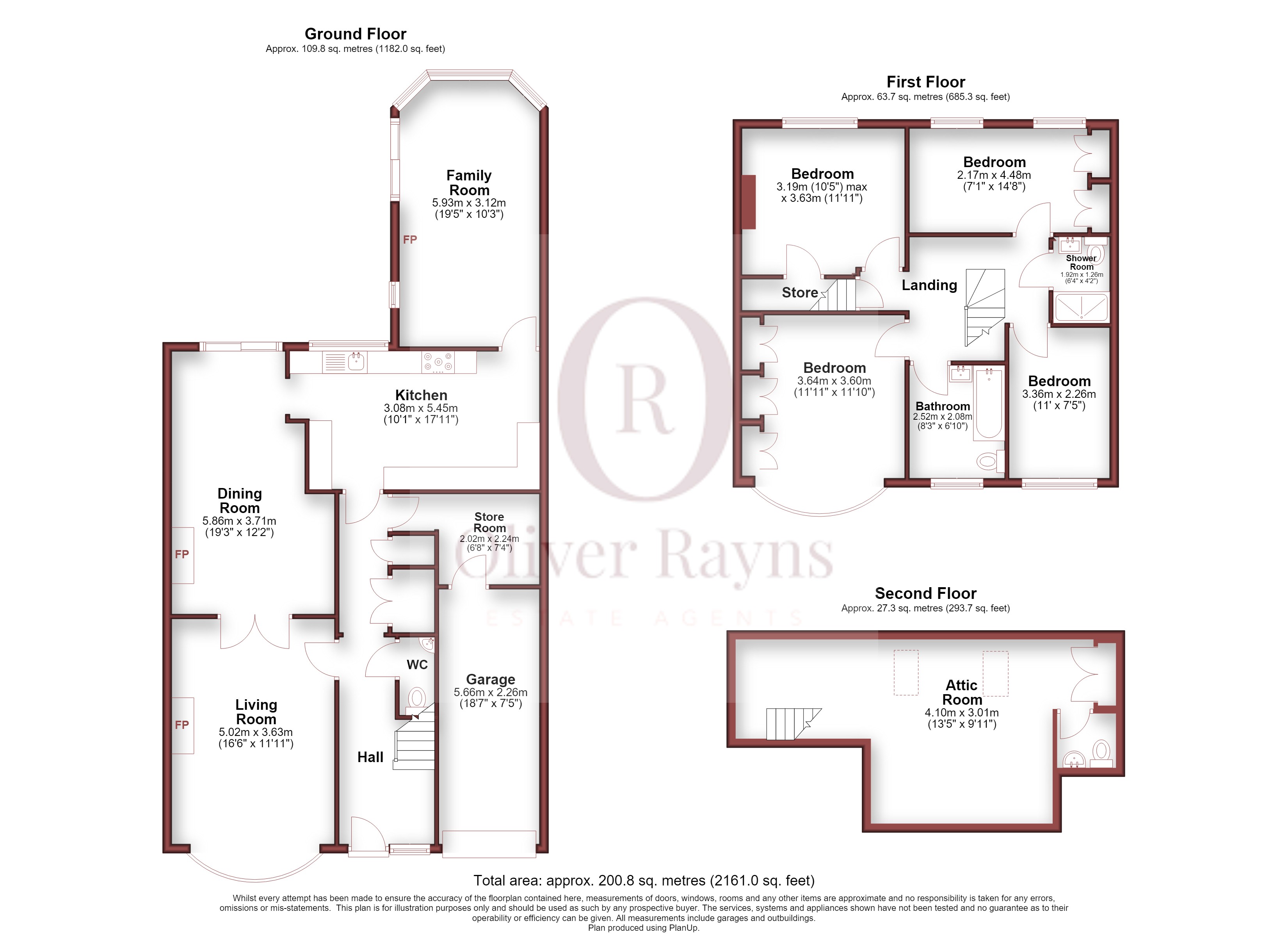 74, Shanklin Drive, Leicester floorplan