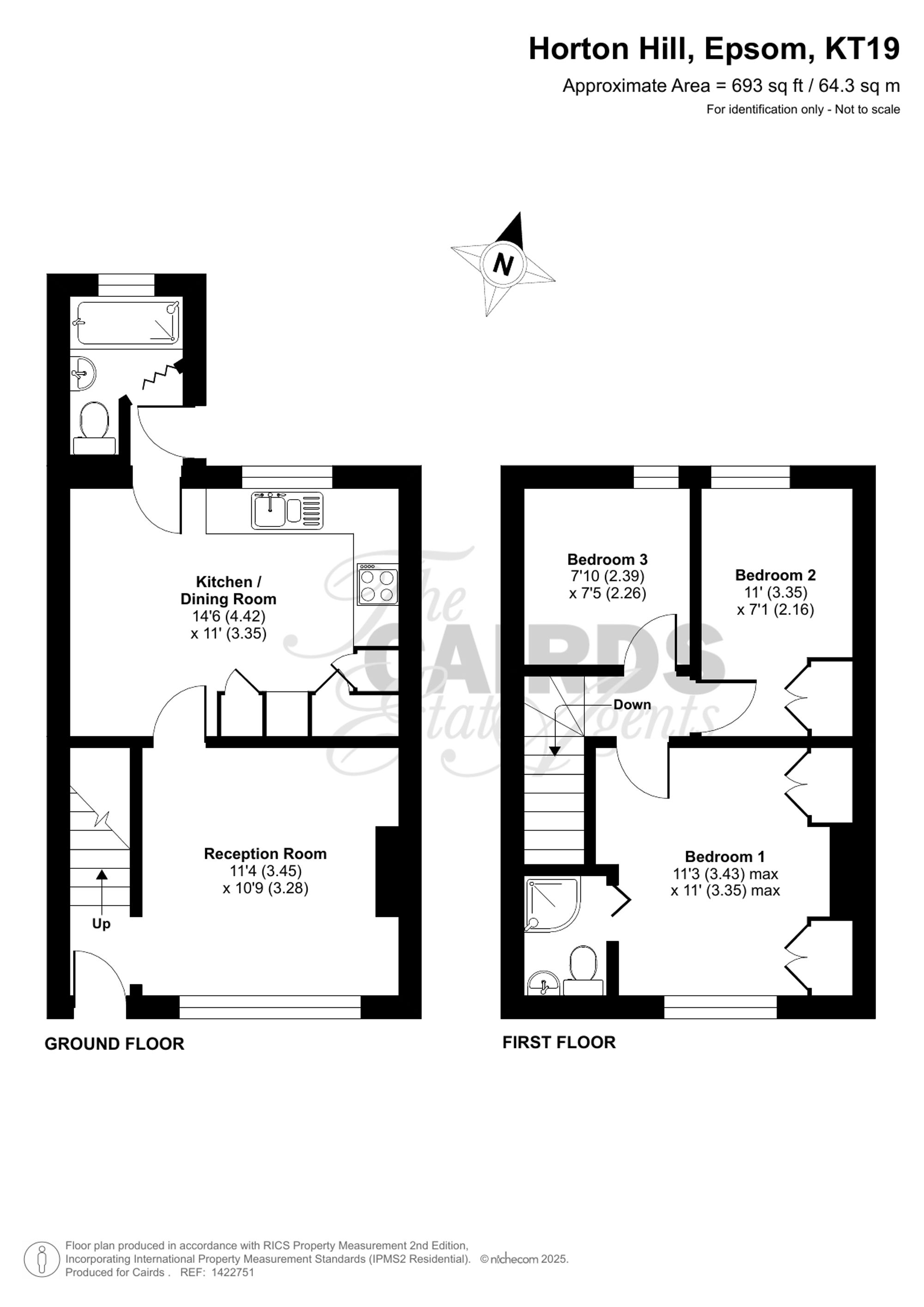 117 Horton Hill, Epsom floorplan