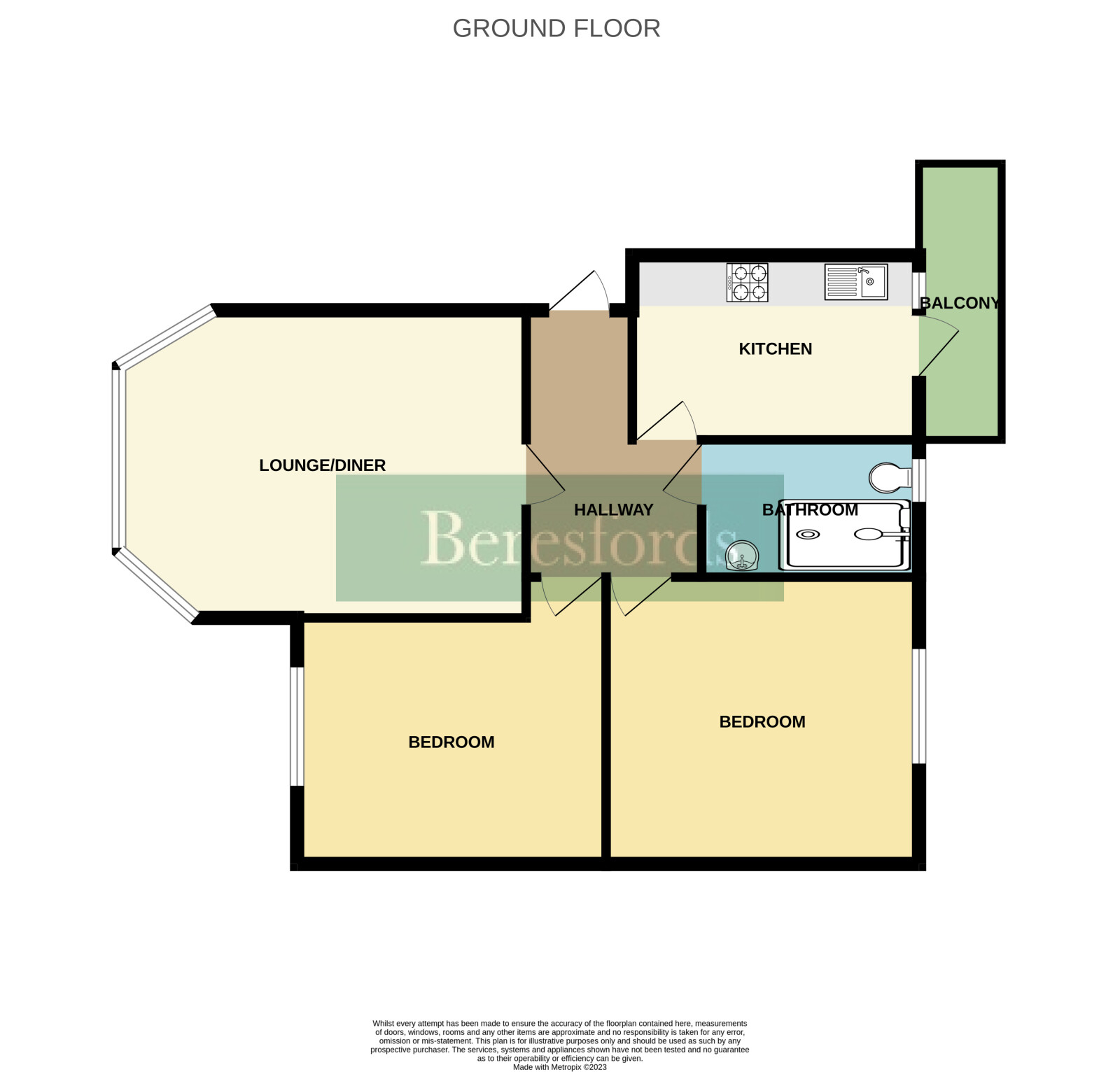4, Grove Court, Upminster floorplan