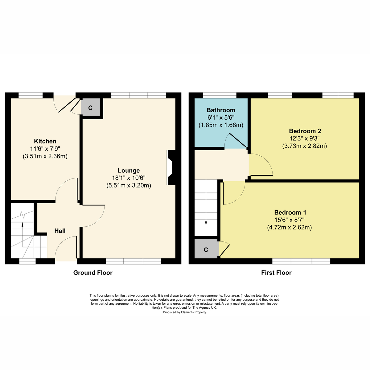 3, Elgin Place, Coatbridge floorplan
