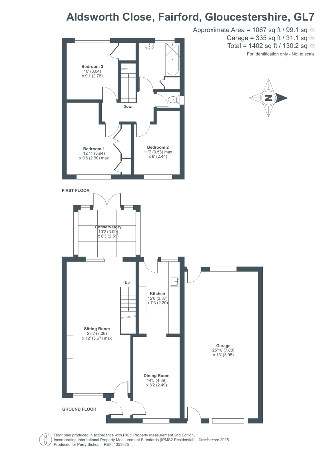 32, Aldsworth Close, Gloucestershire floorplan