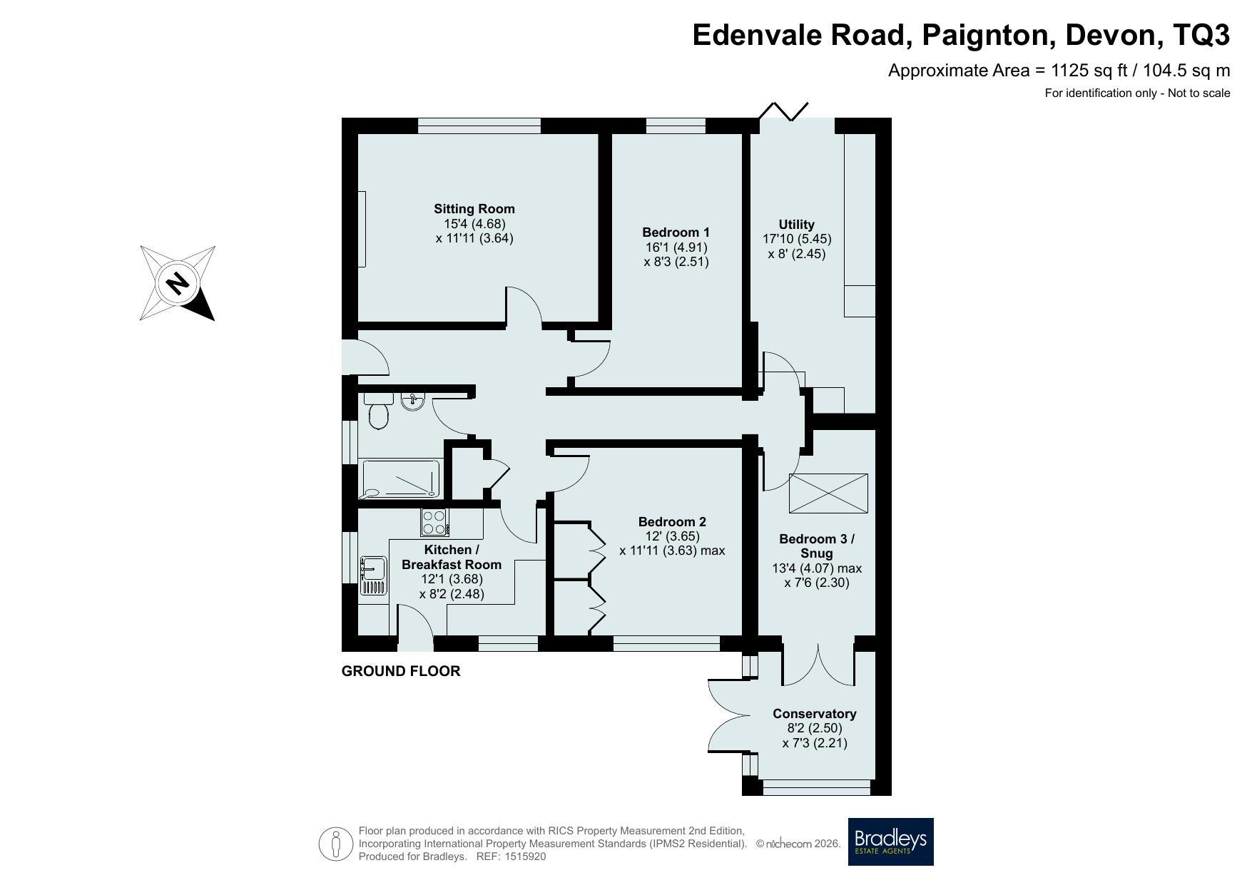 6 Edenvale Road, Paignton Devon, Devon floorplan