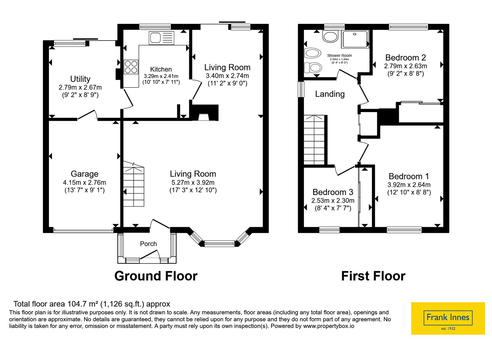 13, Cooper Street, Derbyshire floorplan