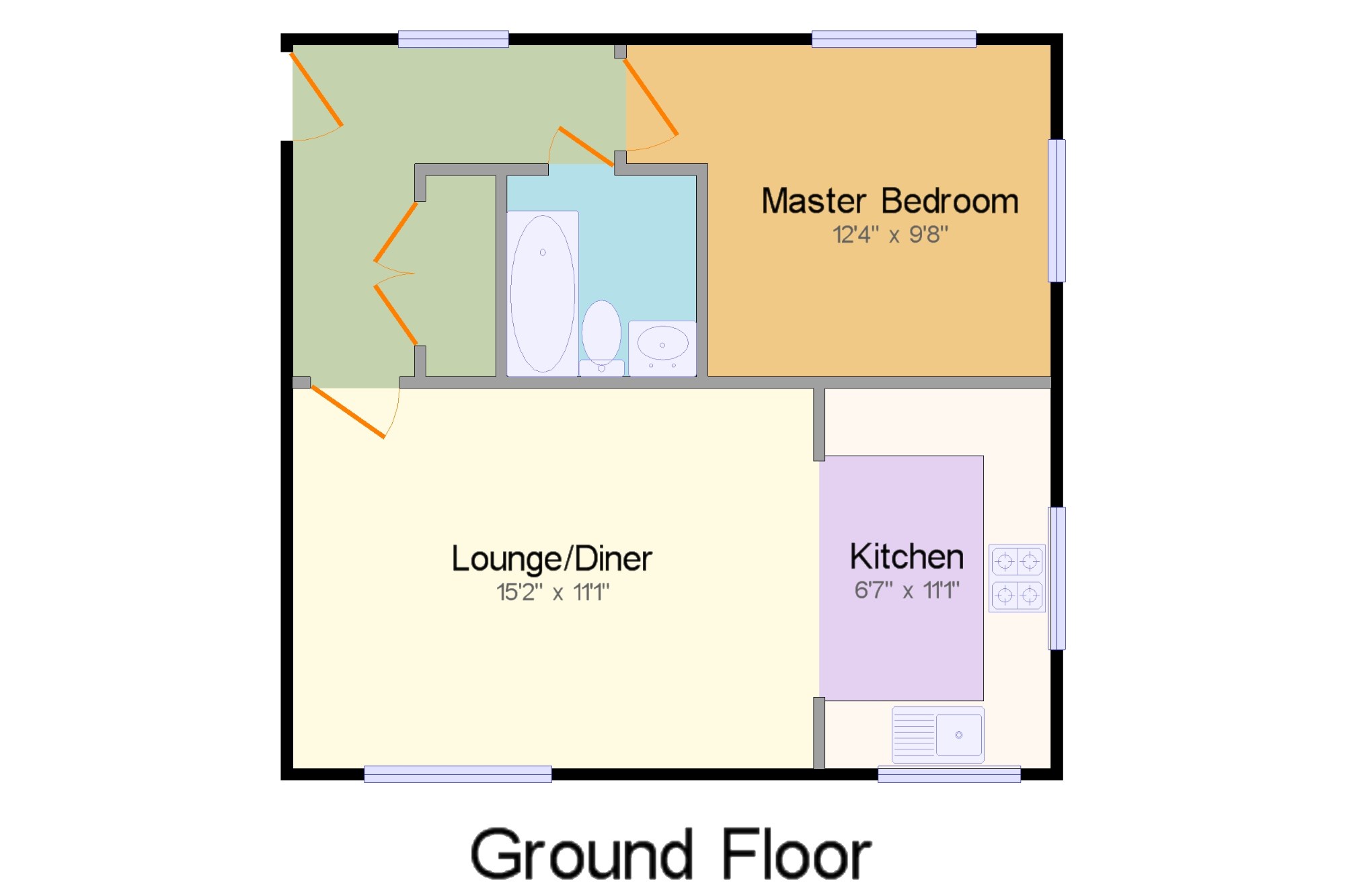 1 Bedrooms Flat for sale in Galapagos Grove, Newton Leys, Bletchley, Buckinghamshire MK3