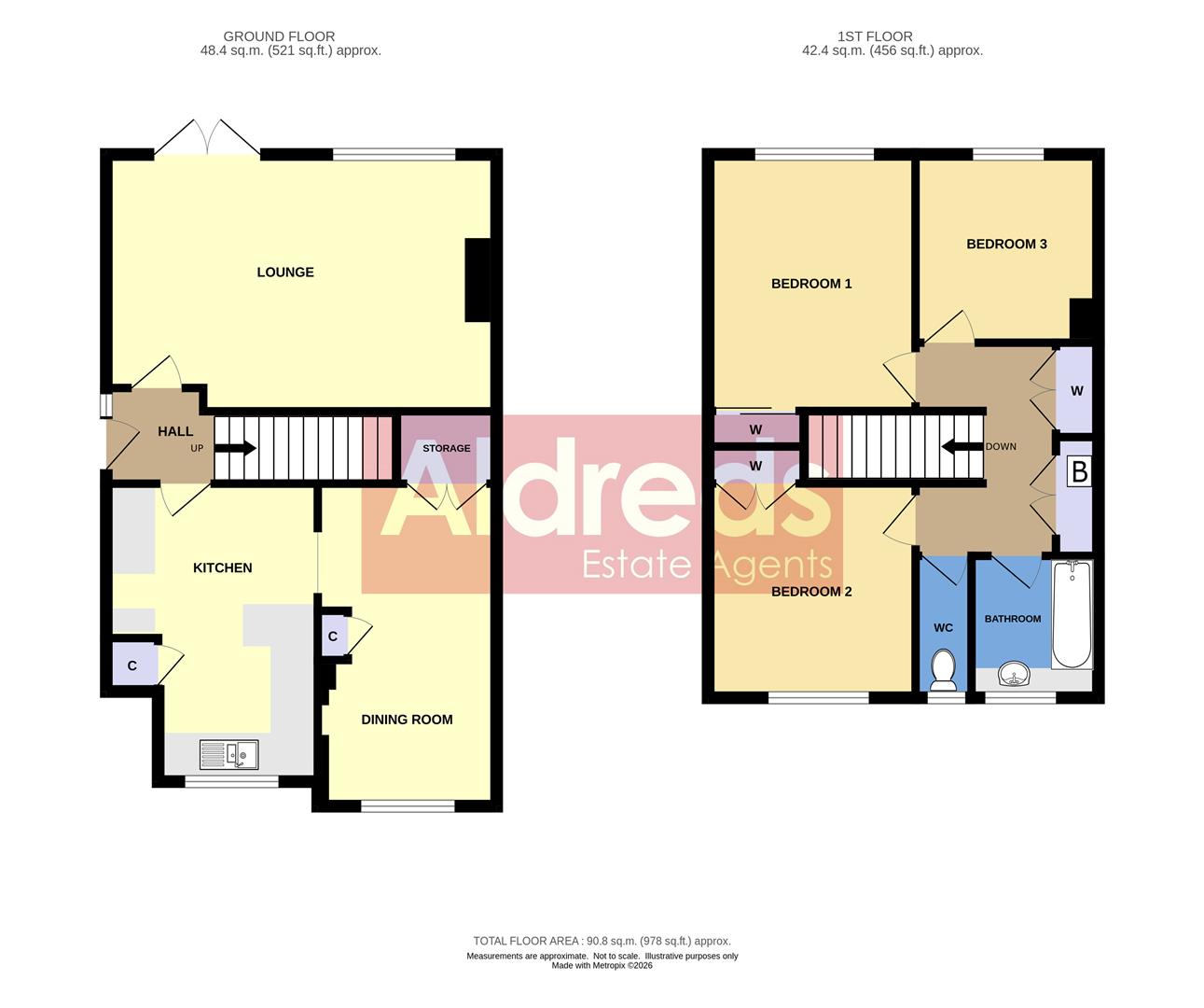 8, Fellowes Drive, Bradwell Great Yarmouth floorplan