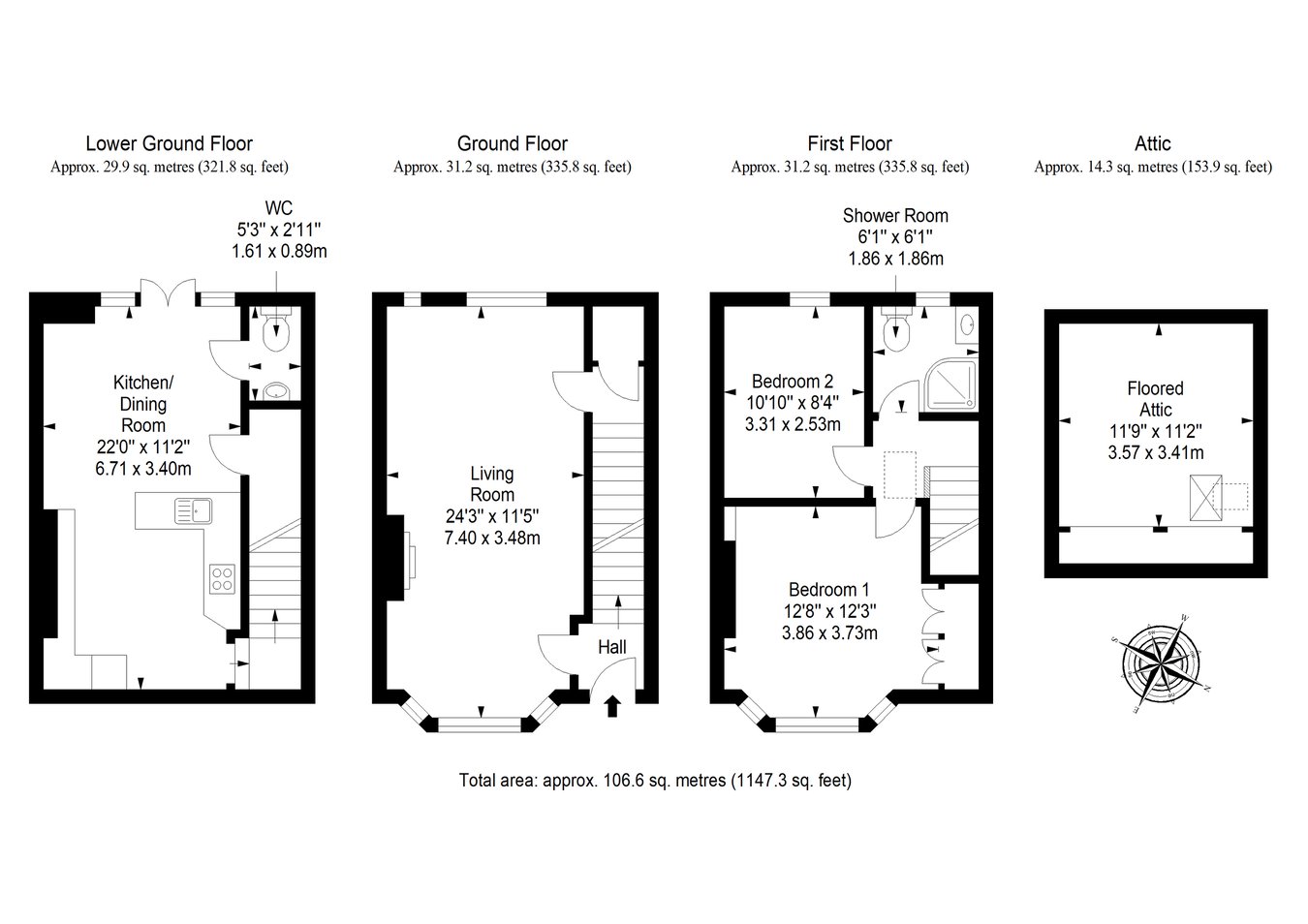 38, Ogilvie Terrace, Edinburgh floorplan
