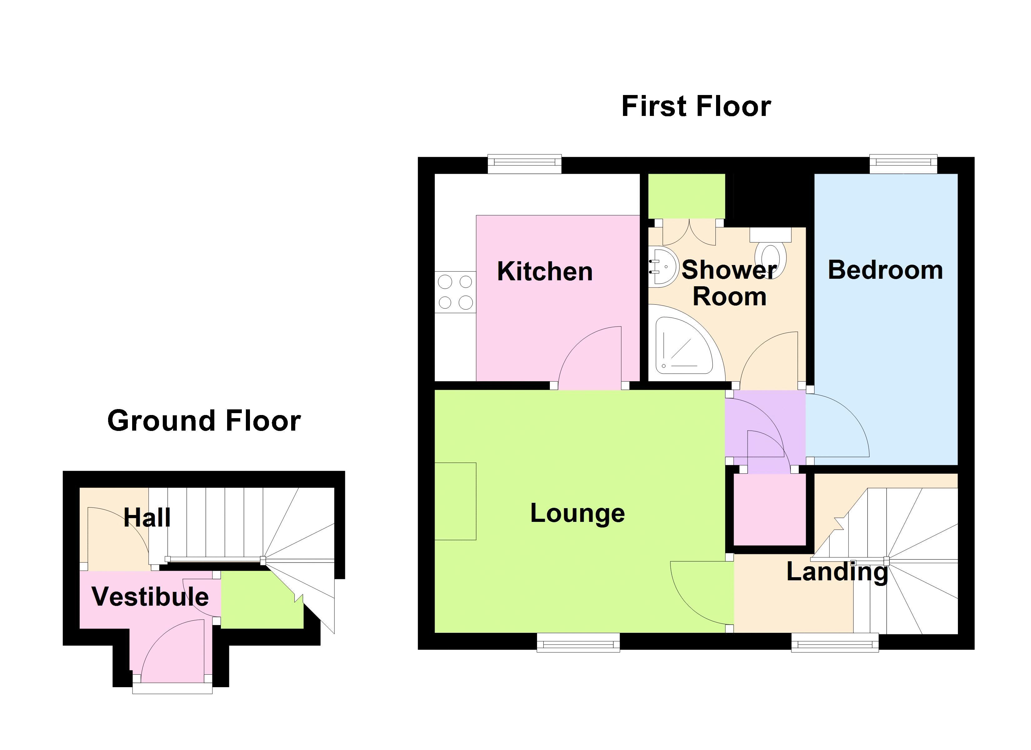 6A Top Flat, Market Street, Thurso floorplan