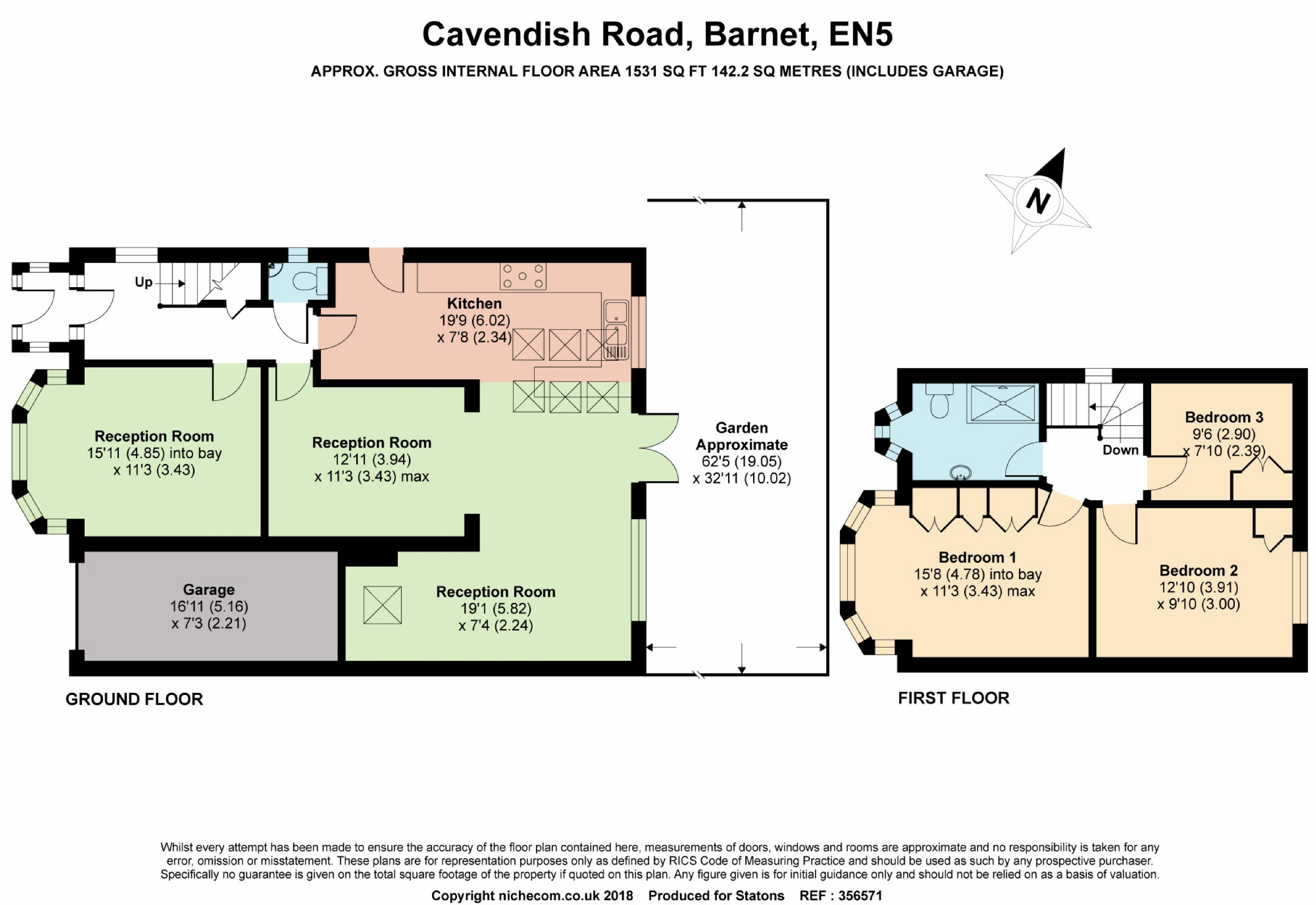 3 Bedrooms Detached house for sale in Cavendish Road, Barnet, Hertfordshire EN5