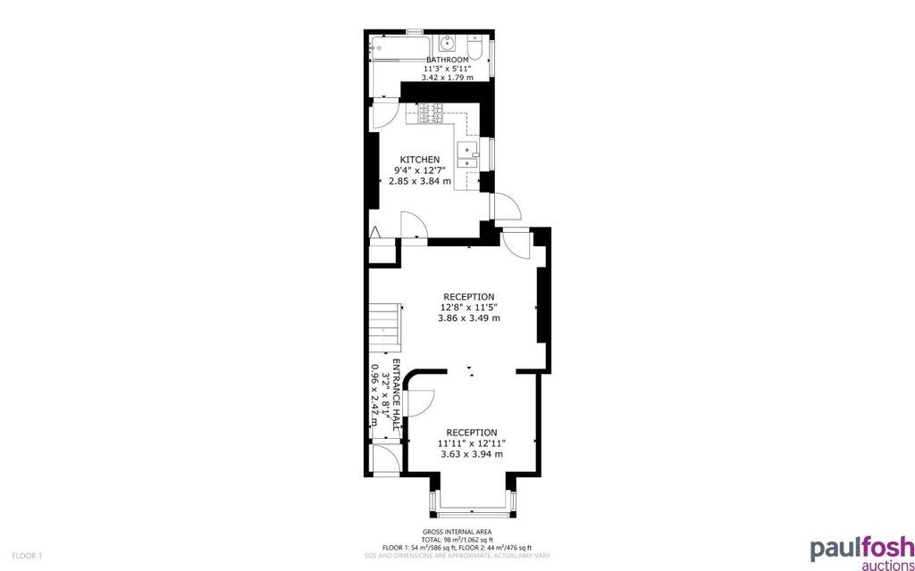 77 King Edward Street, Bridgend floorplan