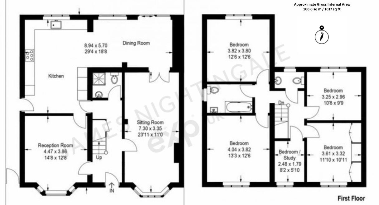 48, Hilley Field Lane, Leatherhead floorplan