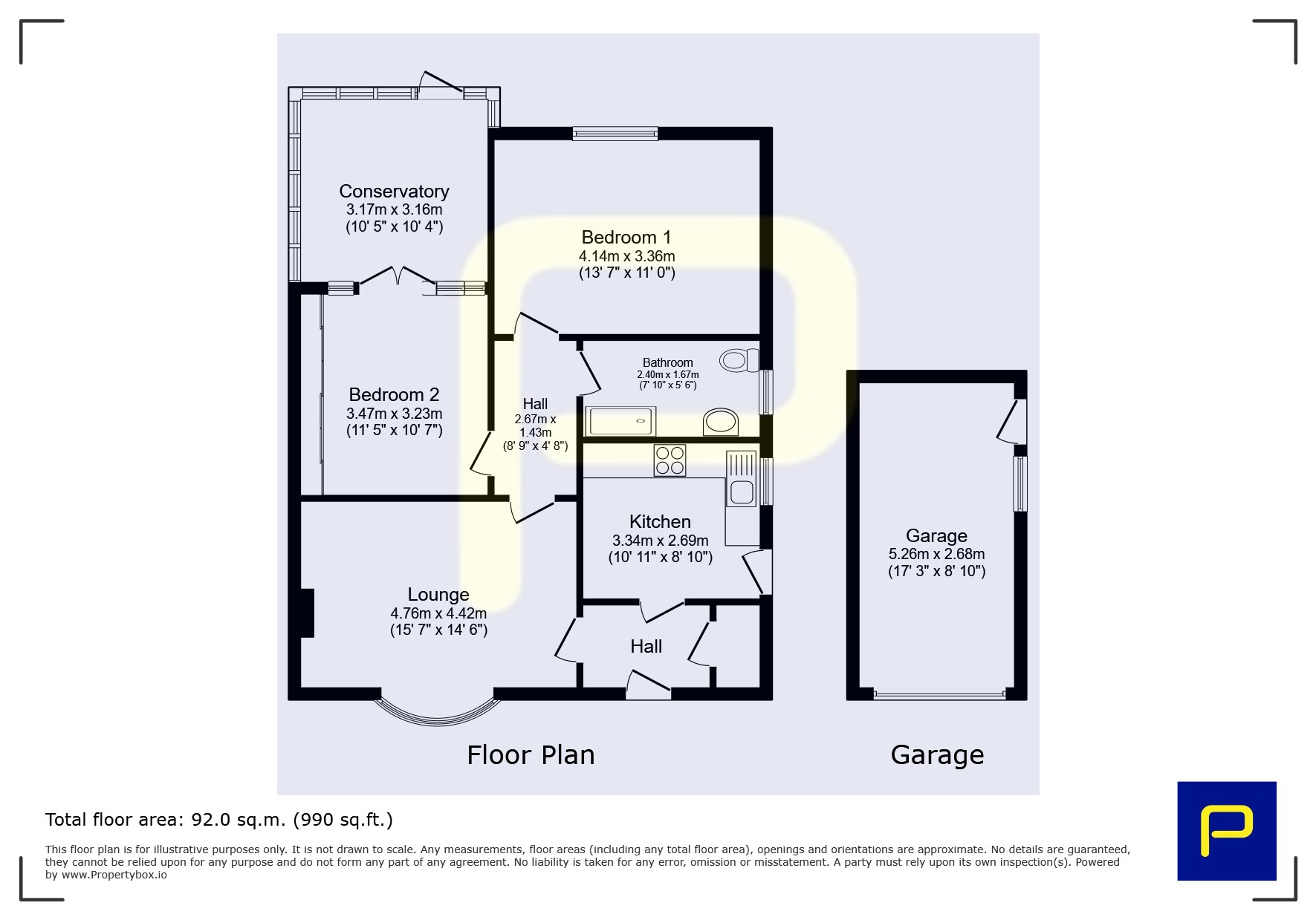 70, Roman Road, Jarrow floorplan