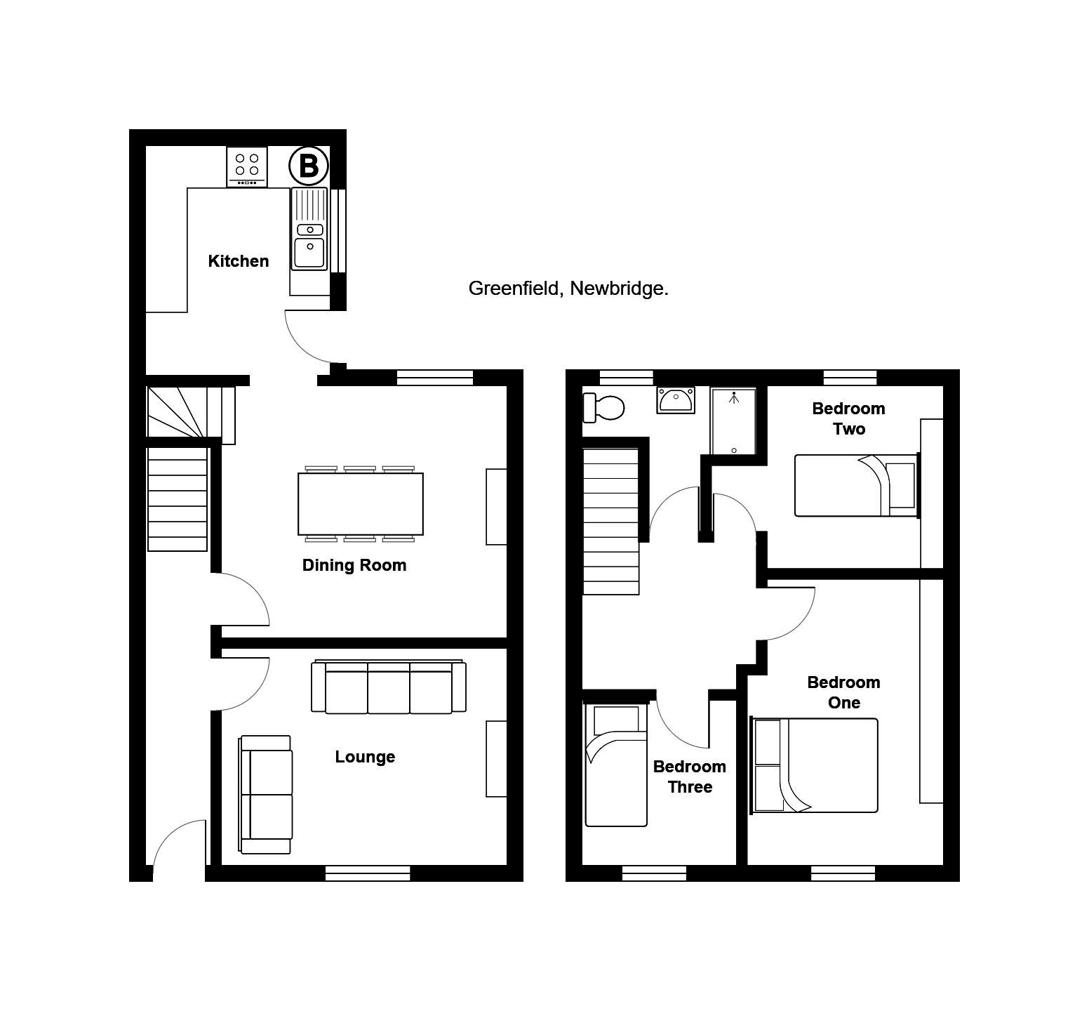 3 Bedrooms Terraced house for sale in Greenfield, Newbridge, Newport NP11