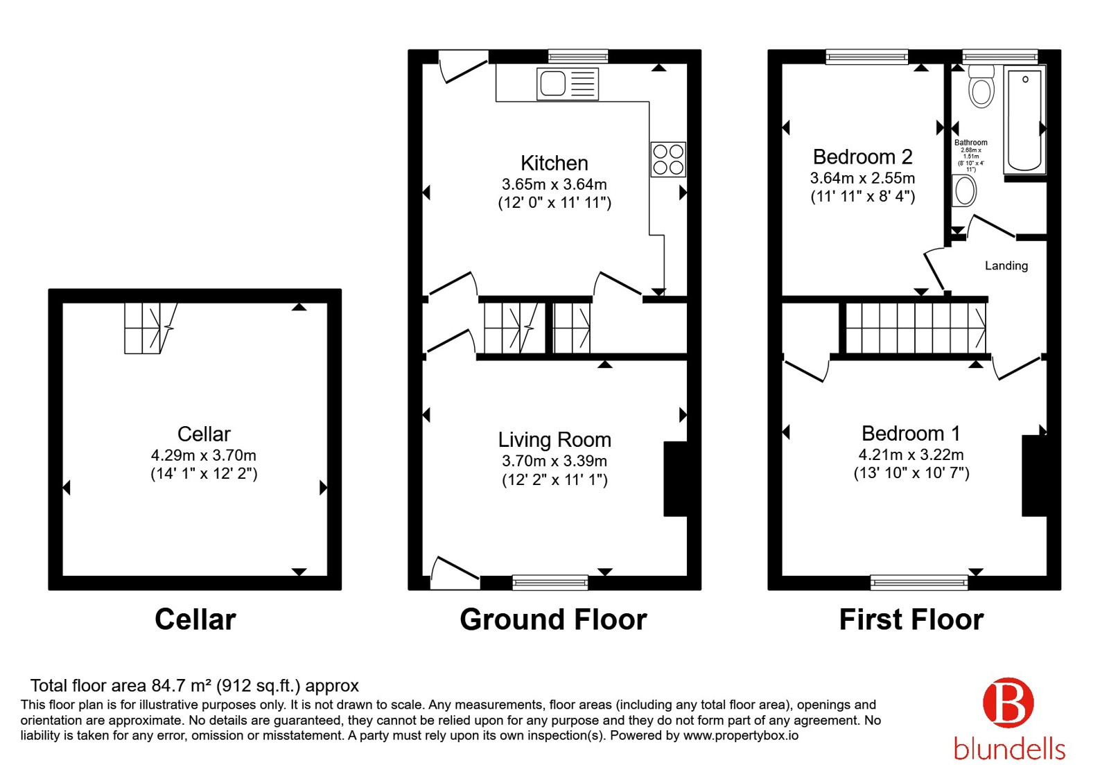 47, Lancing Road, Sheffield floorplan