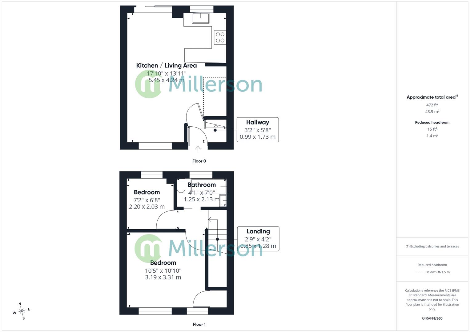 5, Collygree Parc, Penzance floorplan