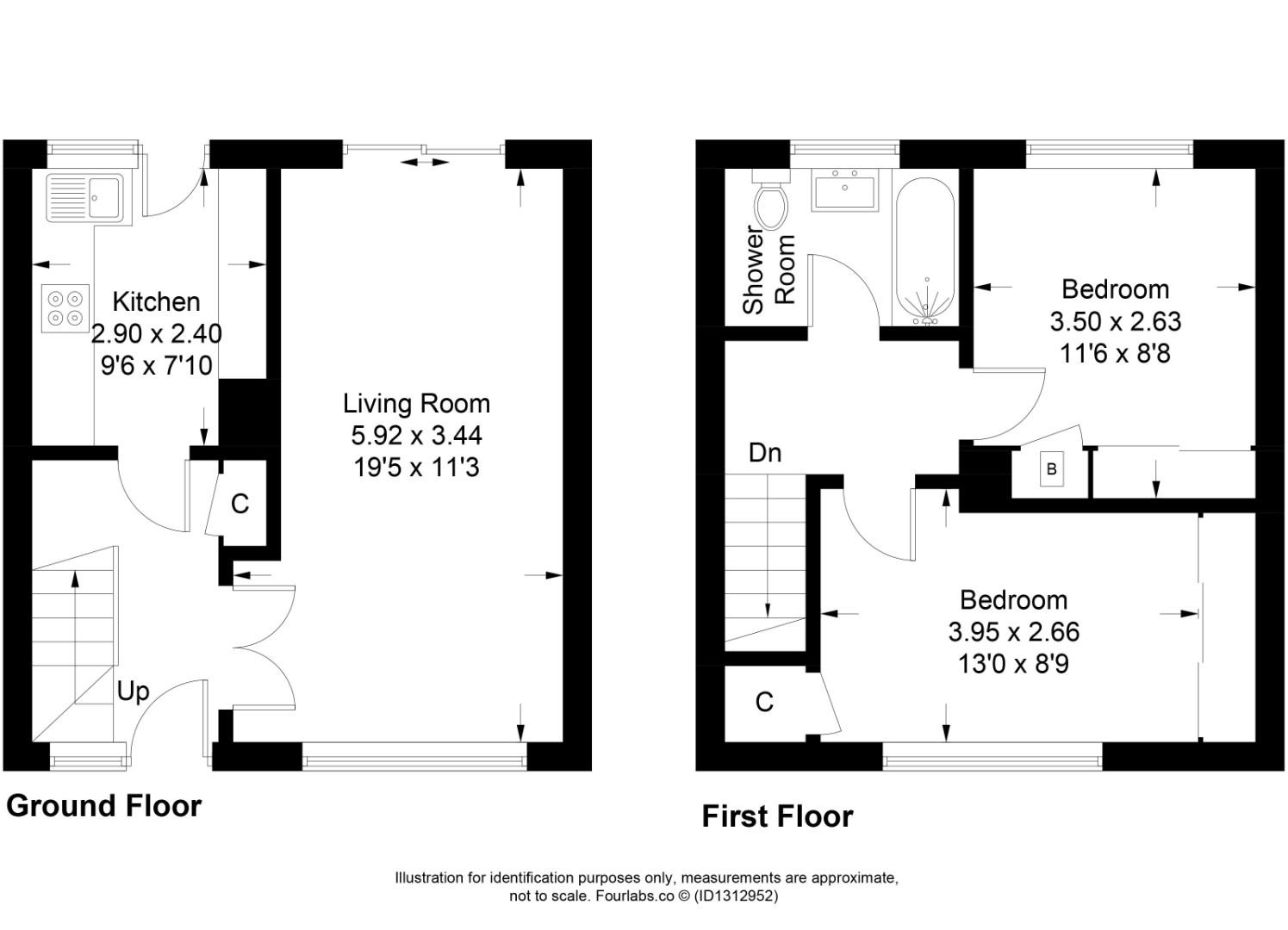 55, South Parks Road, Glenrothes floorplan