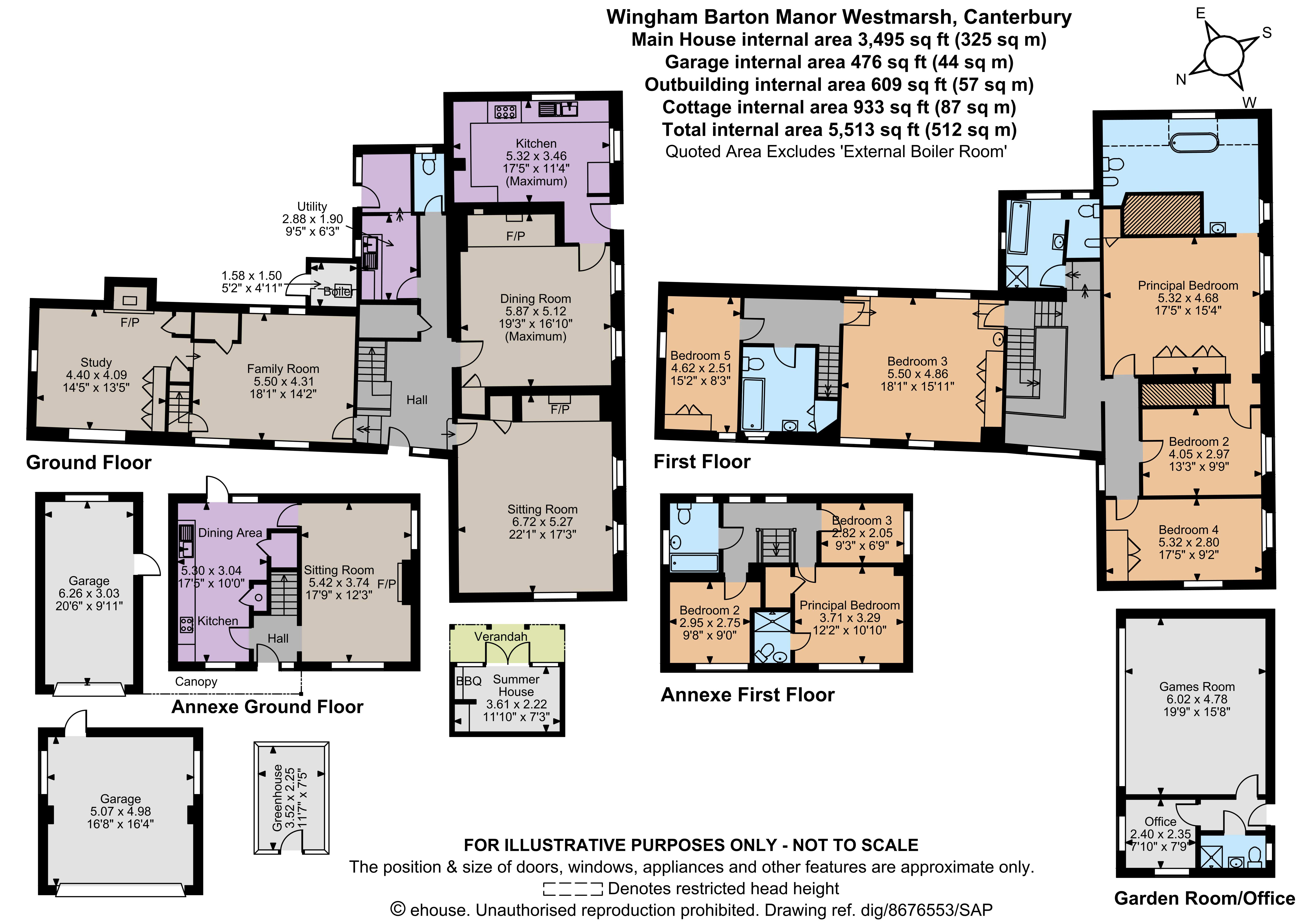 Wingham Barton Manor,, Westmarsh, Kent floorplan