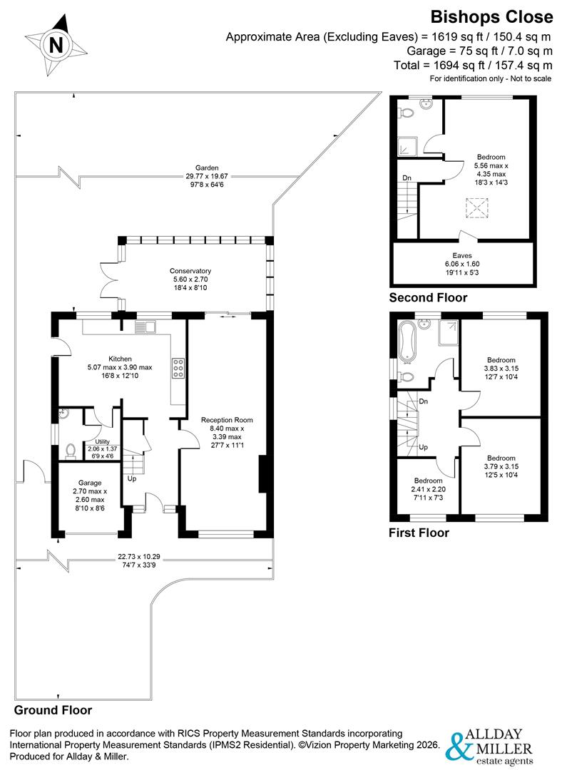 6, Bishops Close, Hillingdon floorplan