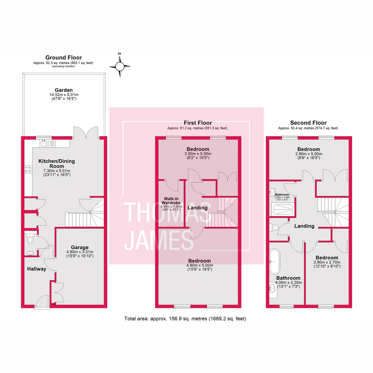 61b, The Mall, Southgate floorplan