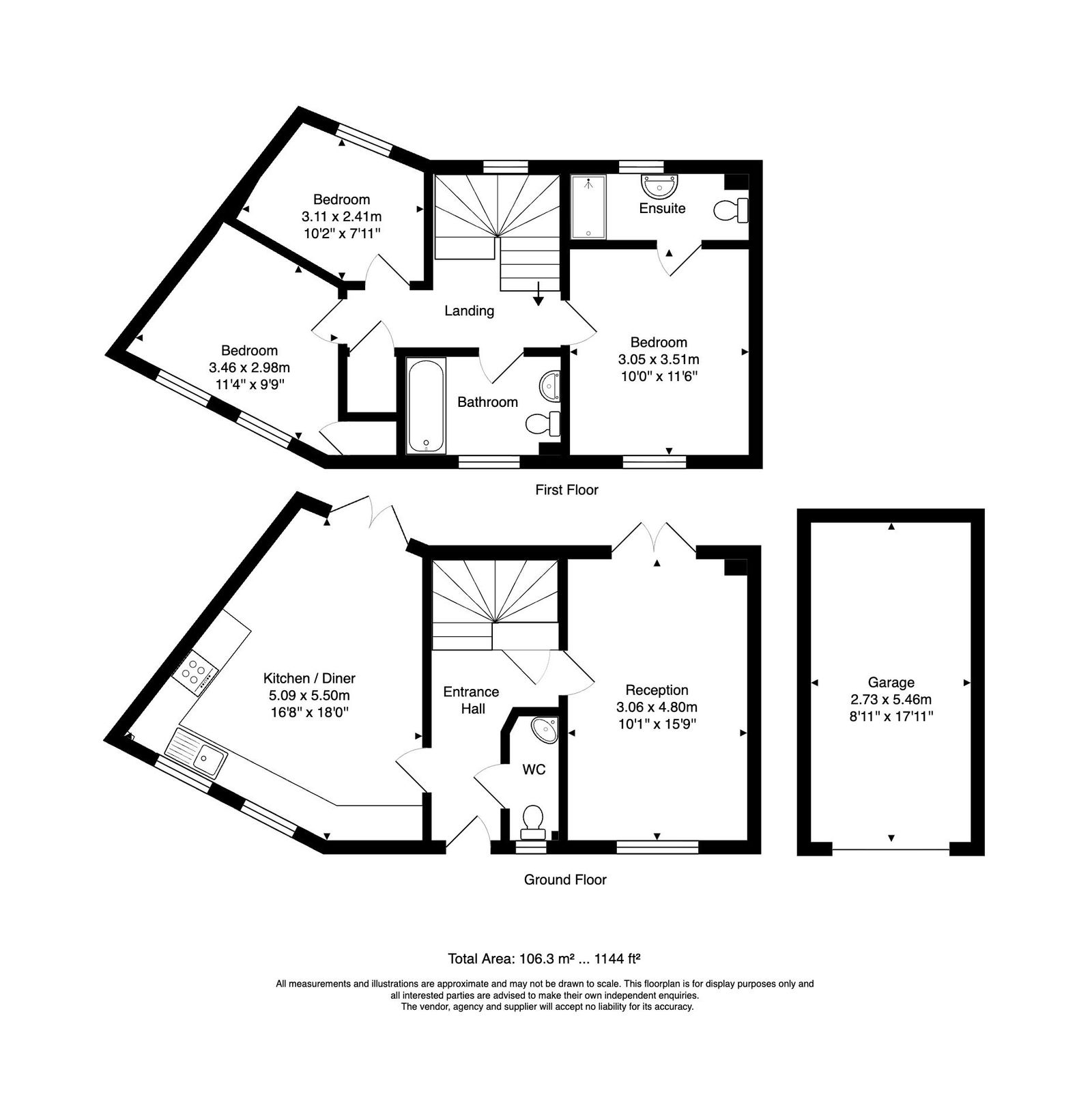 12, Barr Road, Leicester floorplan
