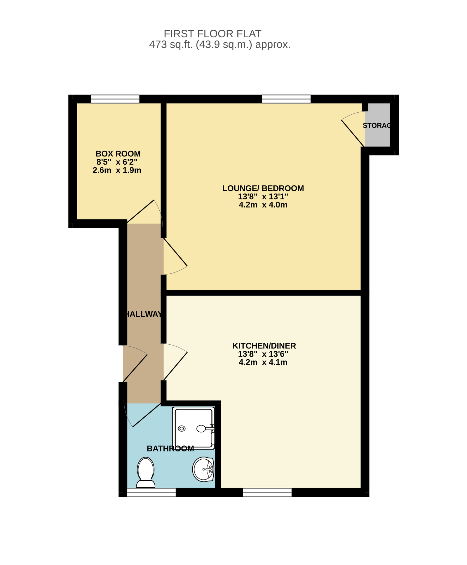 112, St. Olaf Street, Shetland floorplan