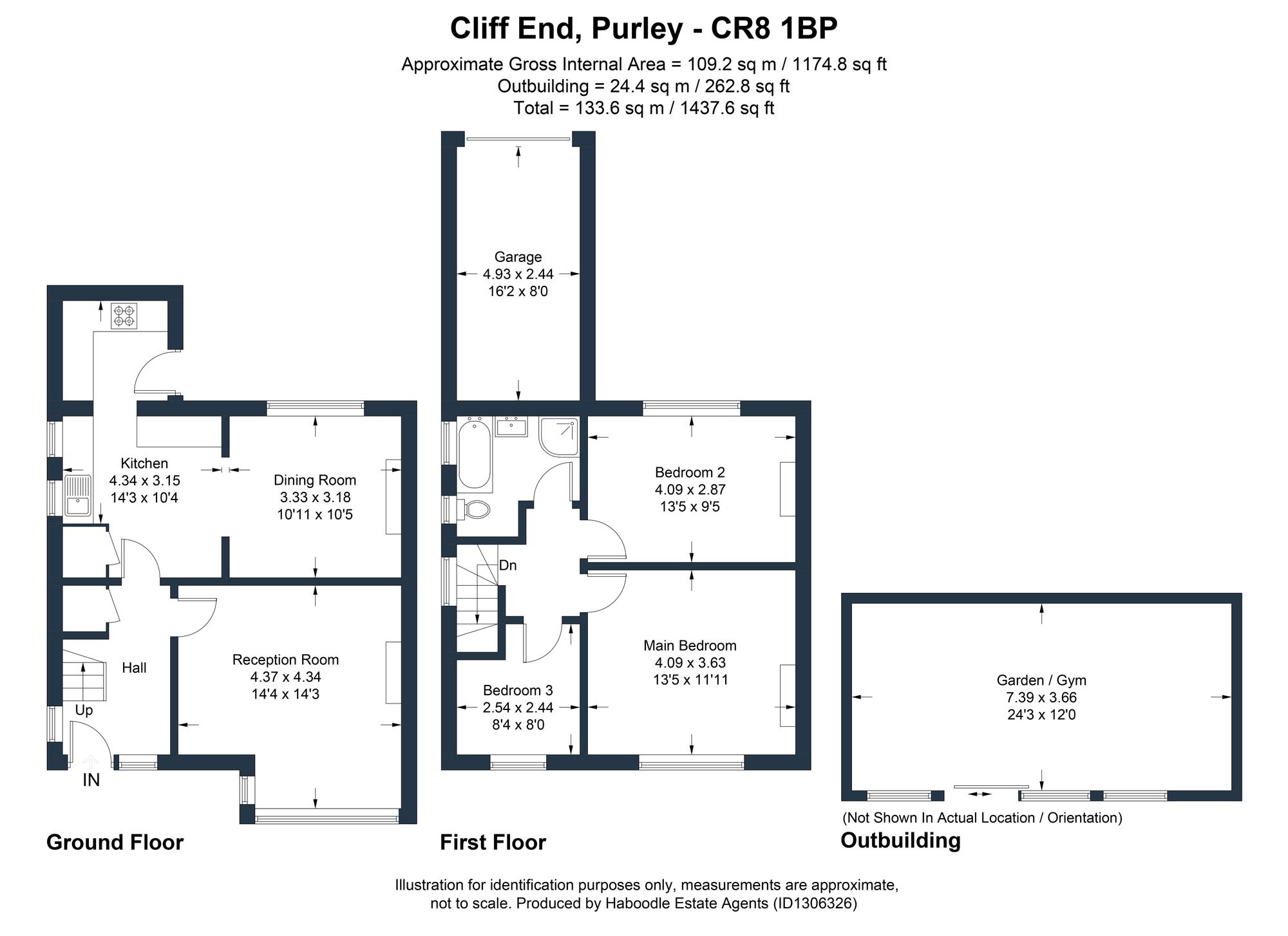 25 Cliff End, Purley floorplan