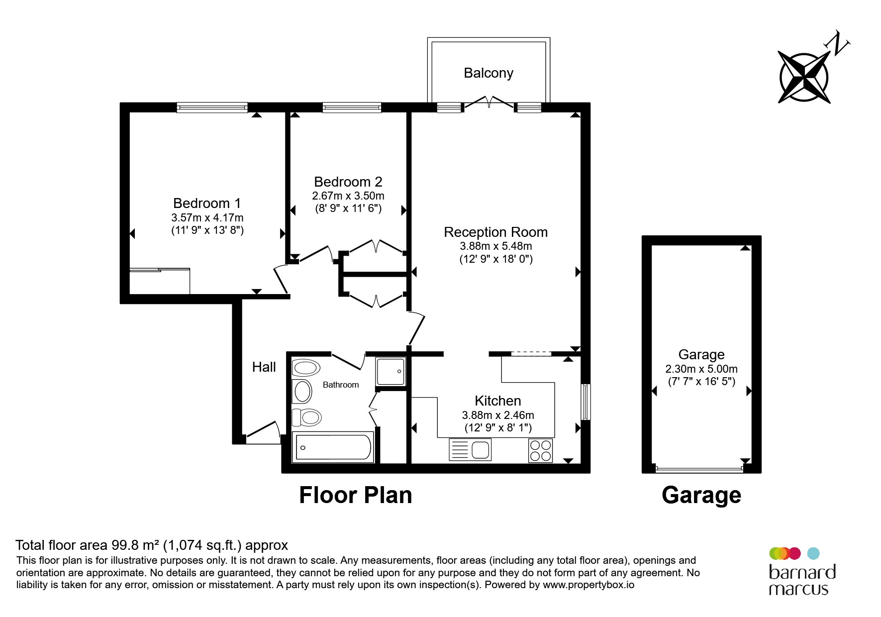 Flat 1, Avenue Lodge, 13, Avenue Road, London floorplan