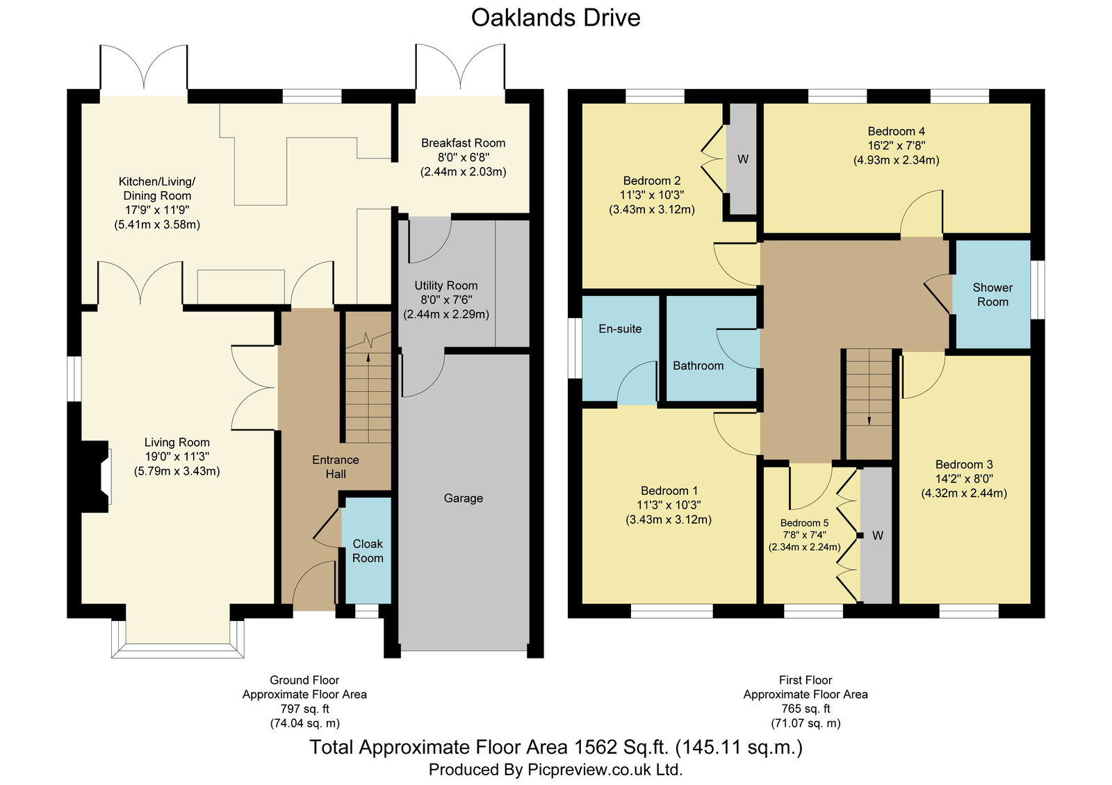 47, Oaklands Drive, Hull floorplan
