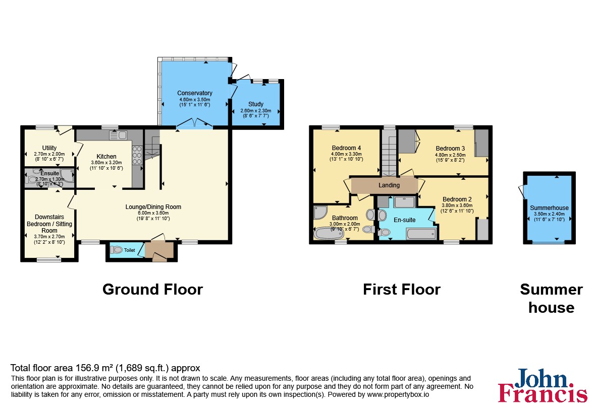Bron Dre,, Four Roads, Carmarthenshire floorplan