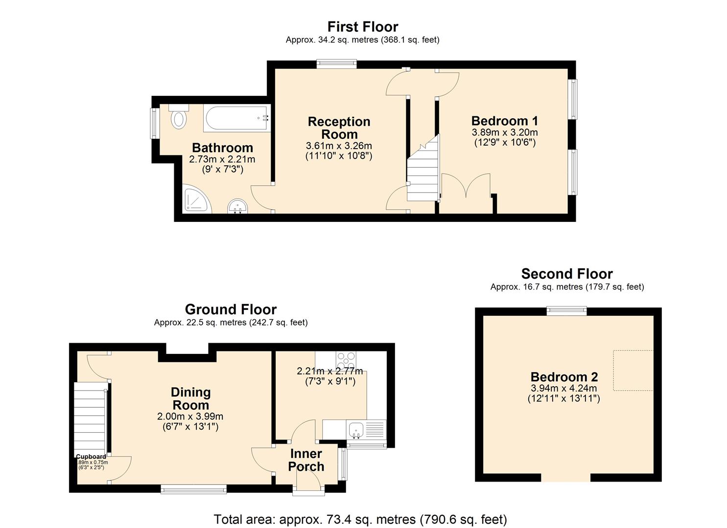 271, Canterbury Street, Gillingham floorplan