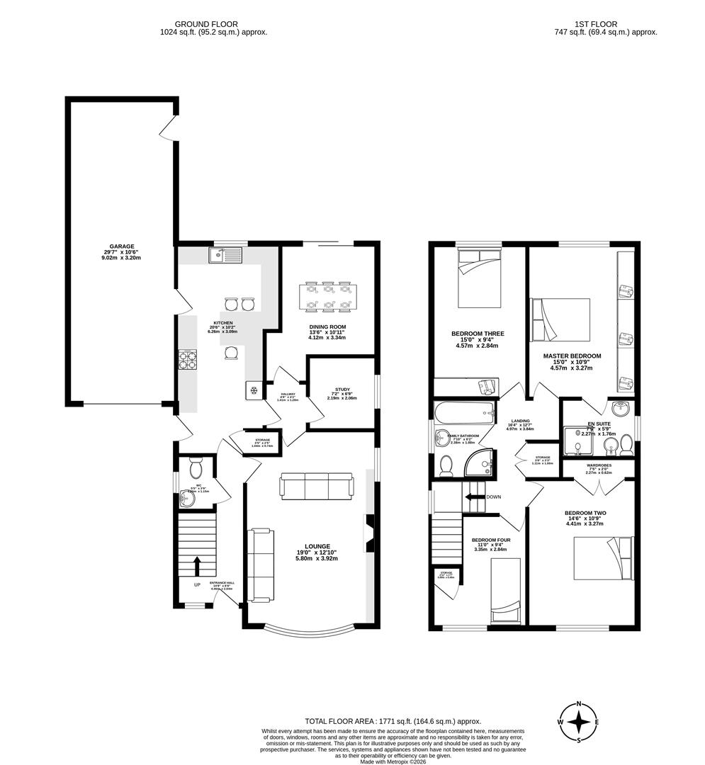148, Fox Lane, Leyland floorplan