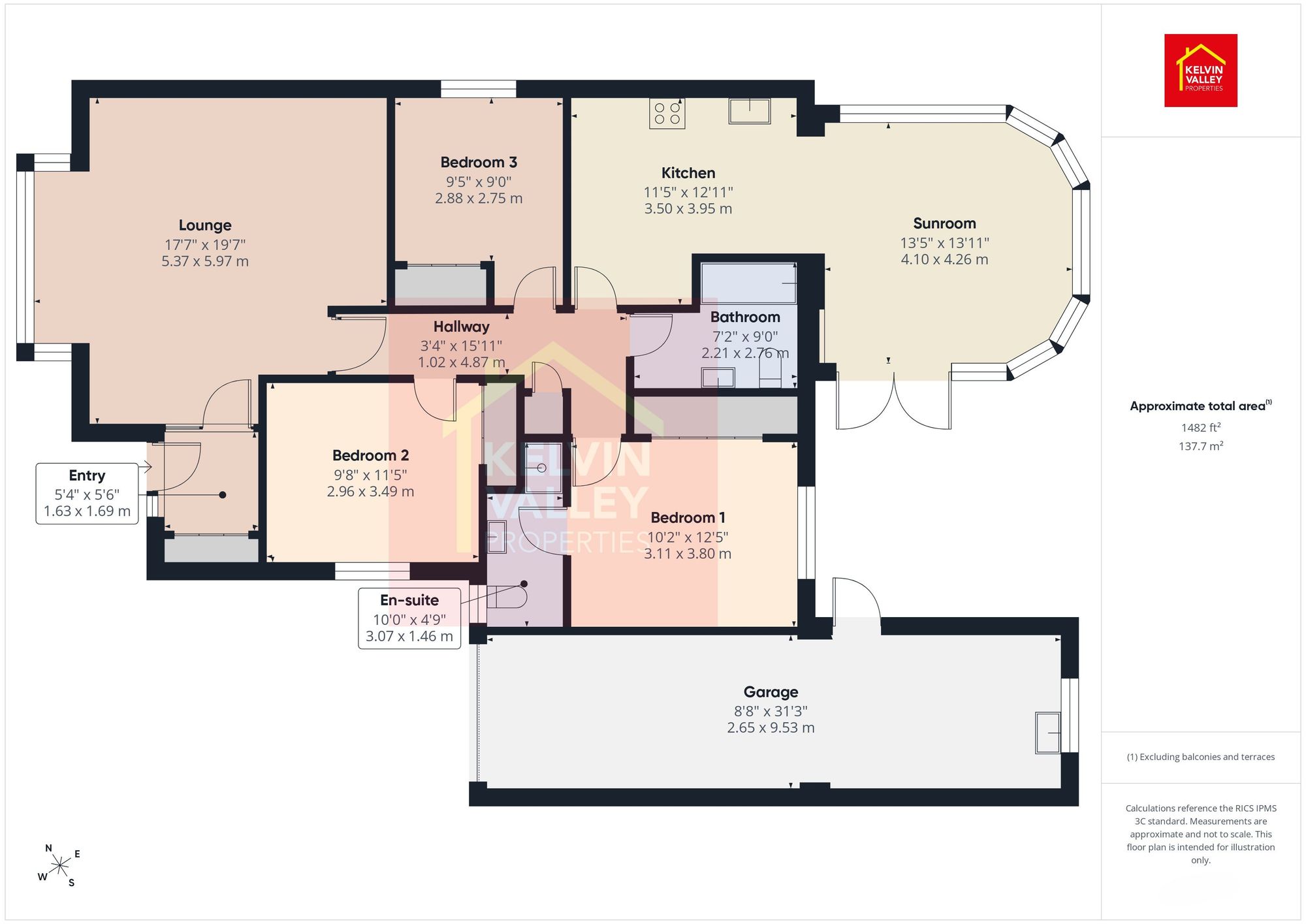 1 Auchinvole Crescent, Glasgow floorplan
