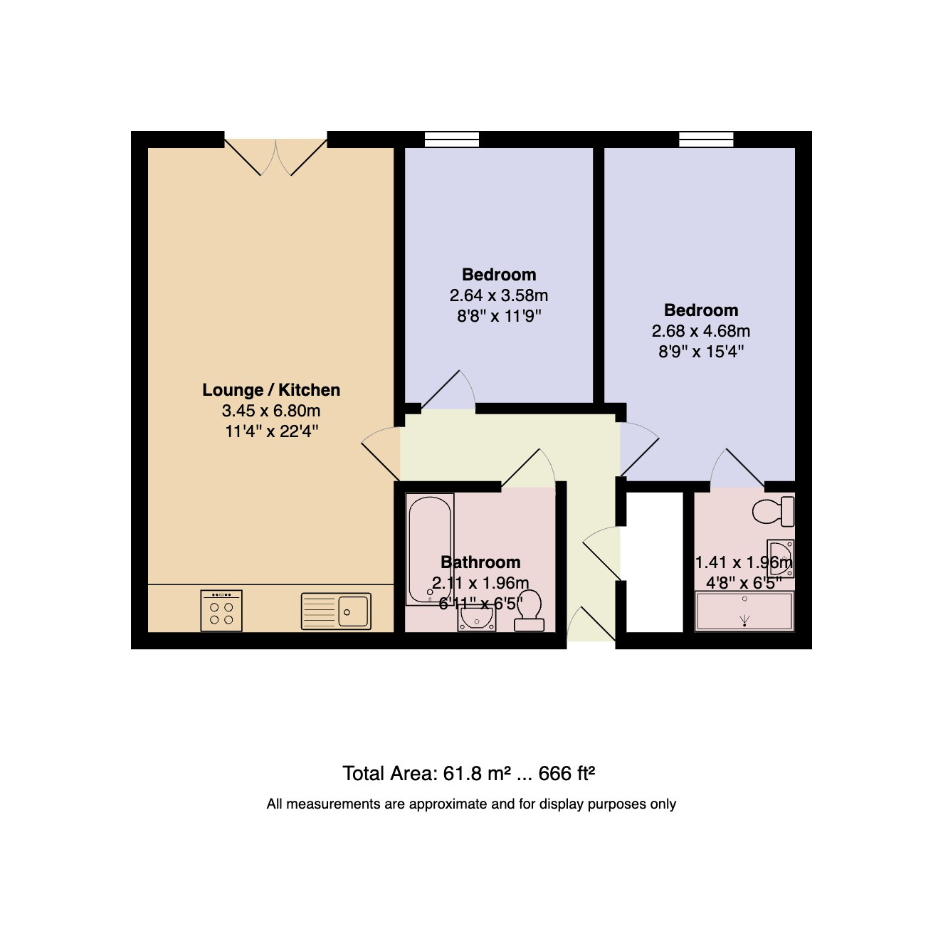 21, Cannon Street, Preston floorplan