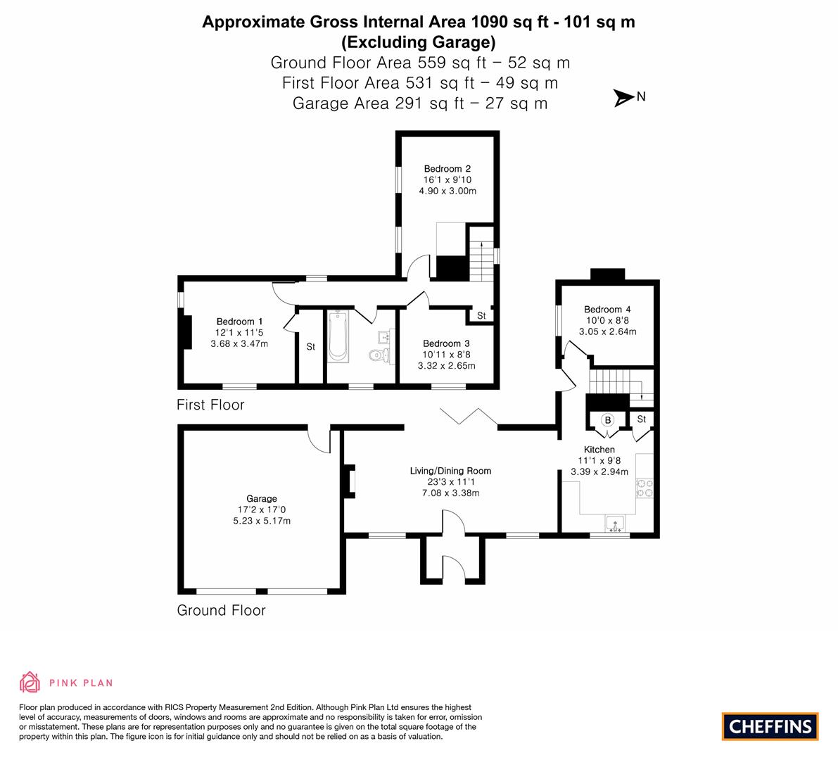 Mill Cottage, Haverhill Road, Kedington floorplan