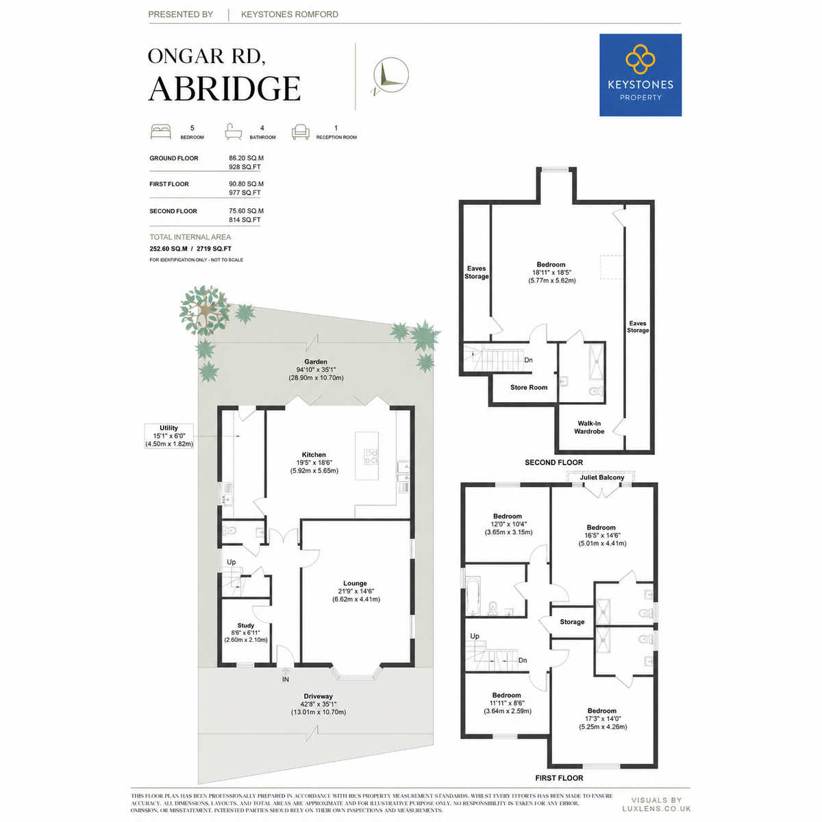 44A & 44B, Ongar Road, Lambourne, Romford floorplan