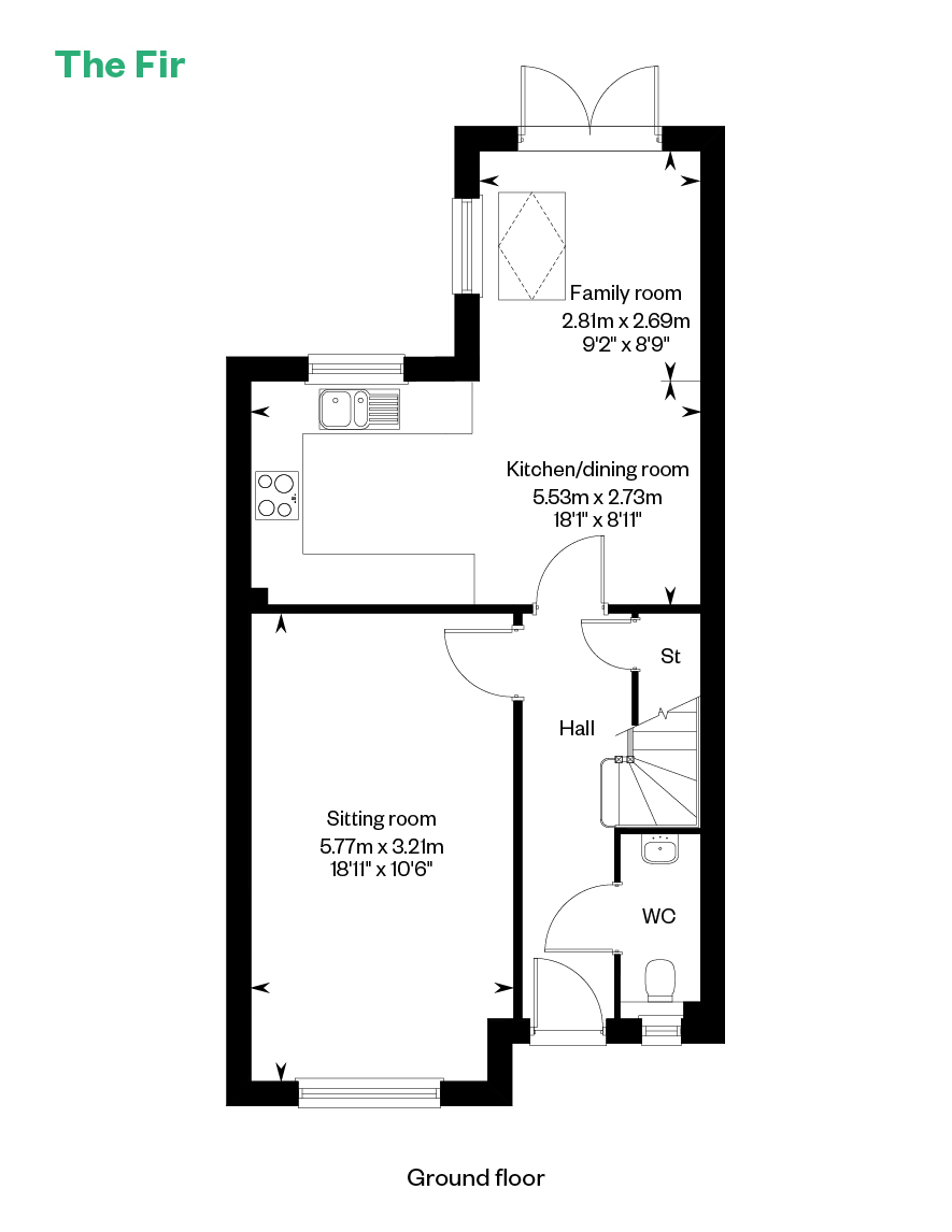28, Upper Stone Rise, Ashmore Green, Newbury, Rg18 9Hg floorplan