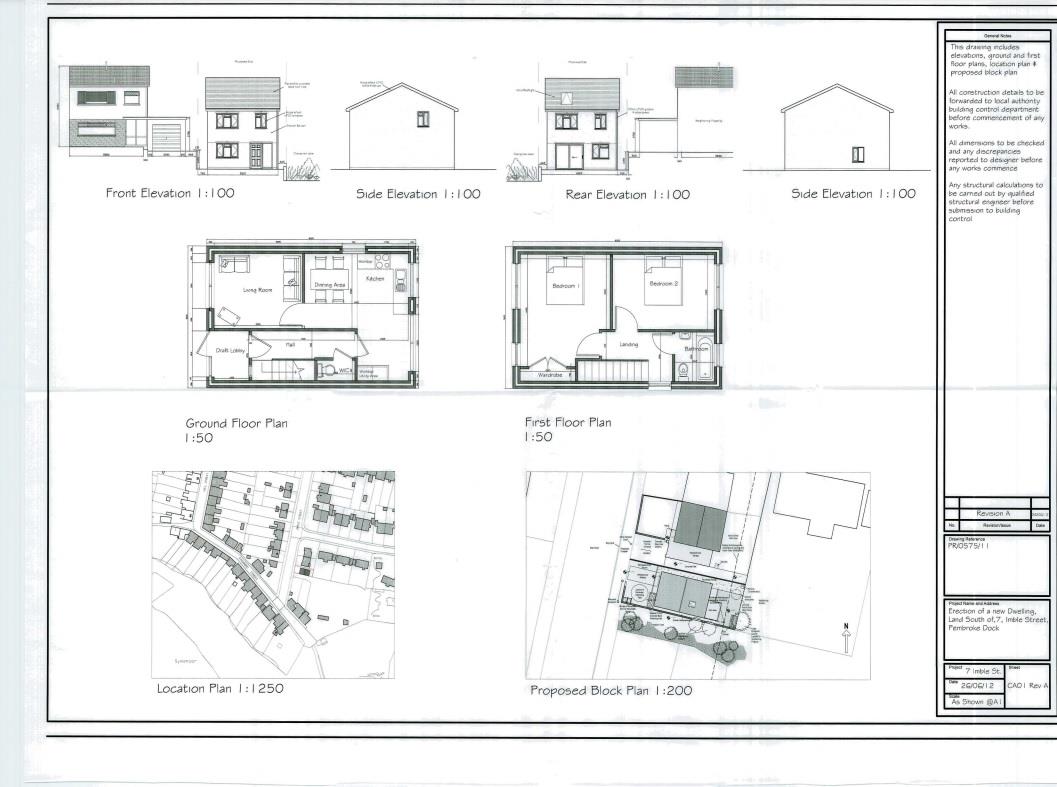 Plot Adjacent to 7, Imble Street, Pembroke Dock photo 5