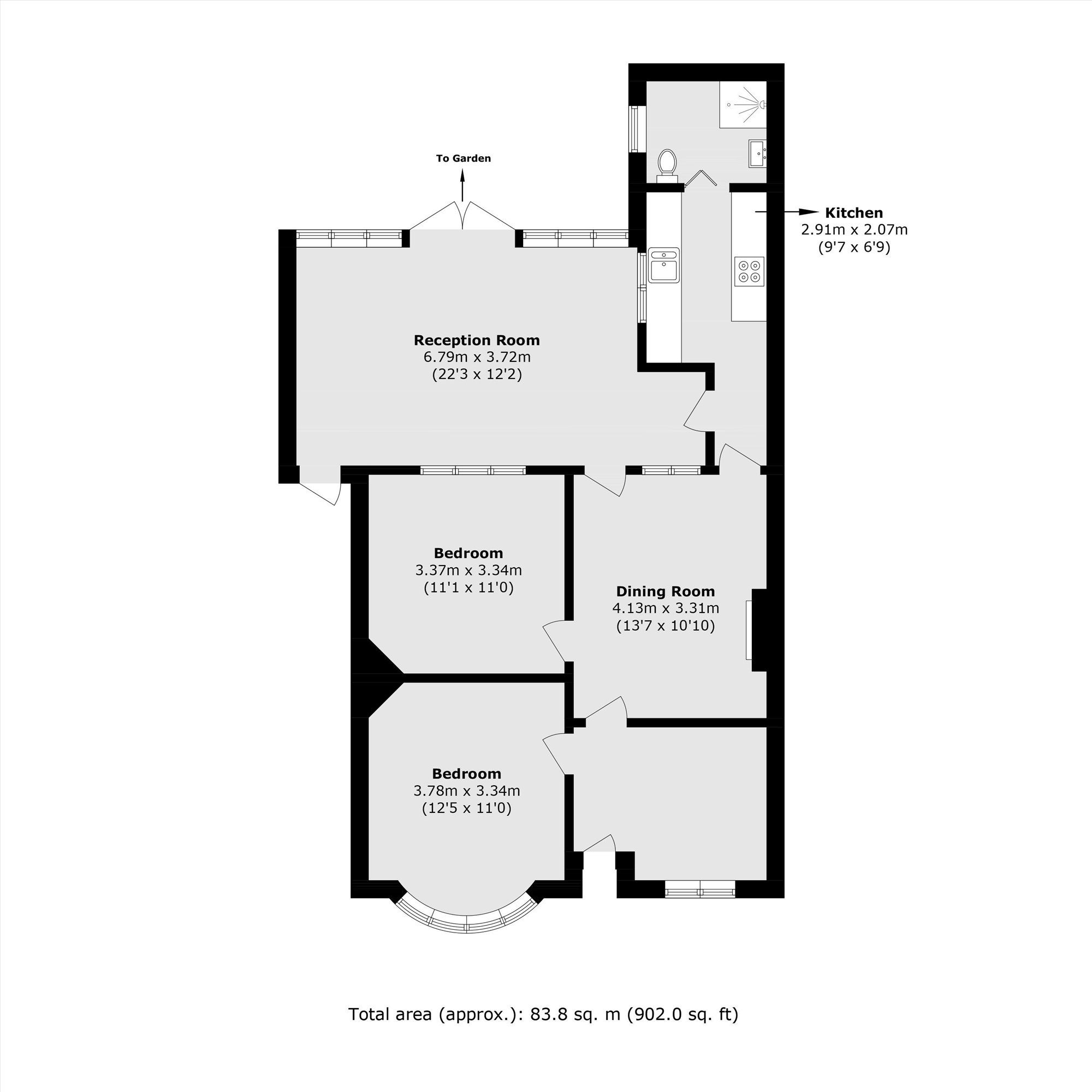 108, Cotterill Road, Surbiton floorplan