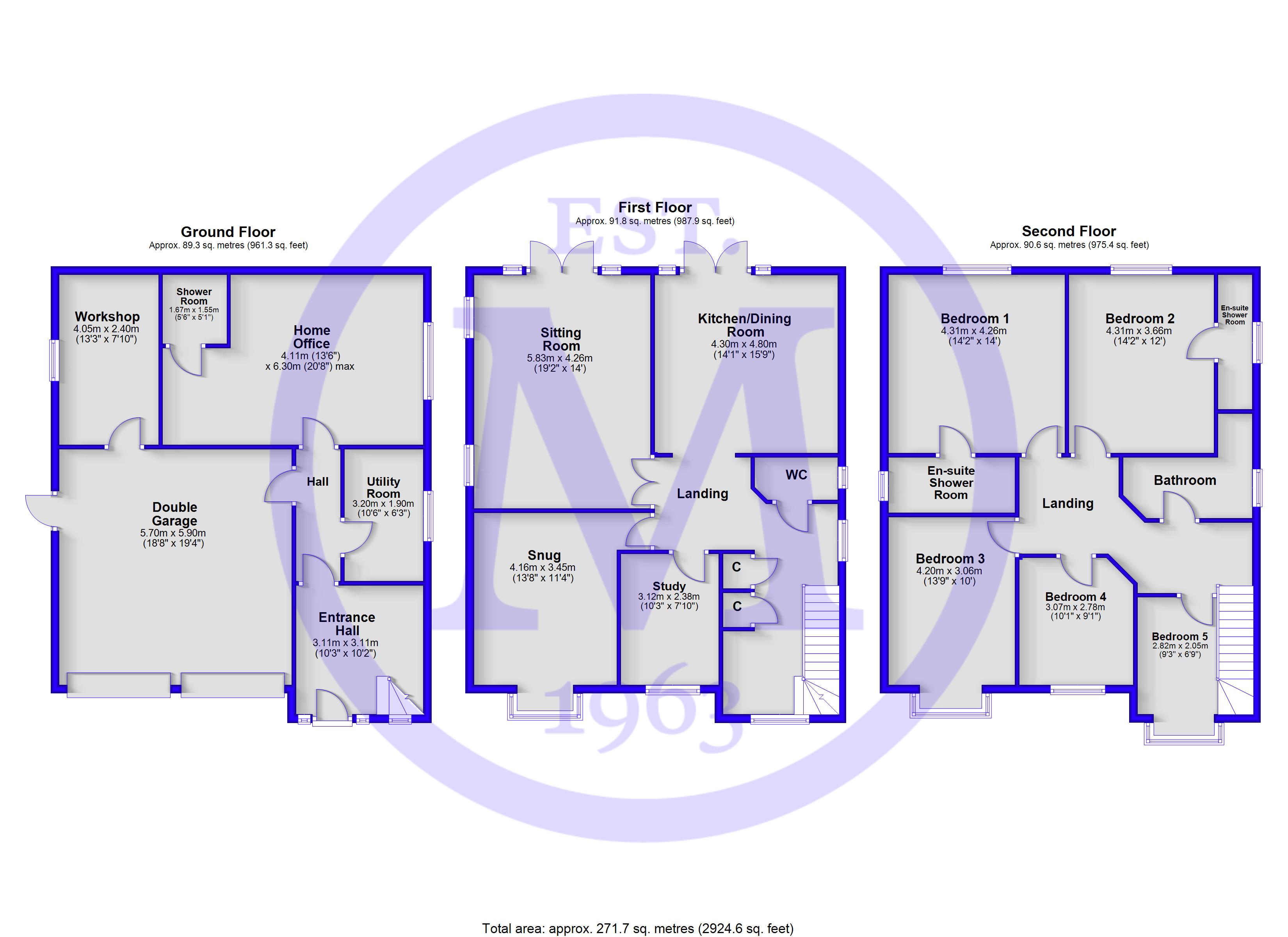 18, Willow Walk, New Milton floorplan