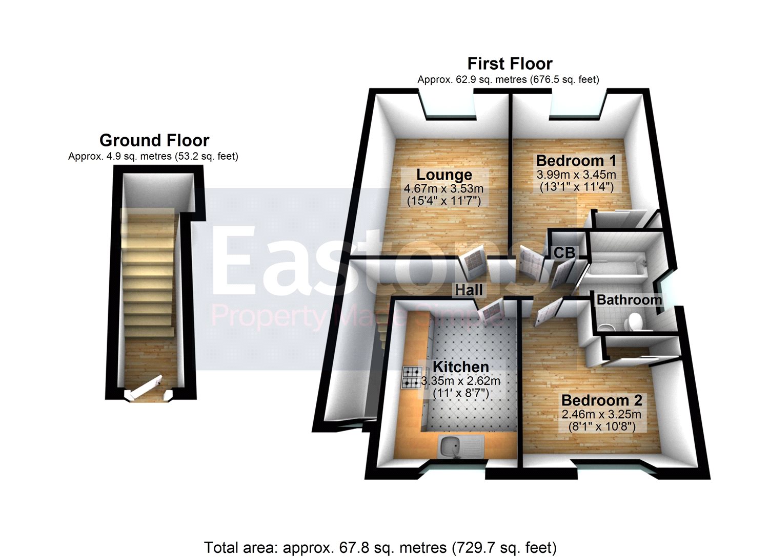 2 Bedrooms Flat for sale in Derby Close, Epsom KT18